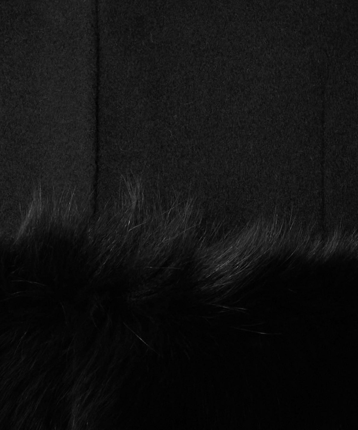 FALL2 Double-faced Wool Jacket with Removable Fox Fur