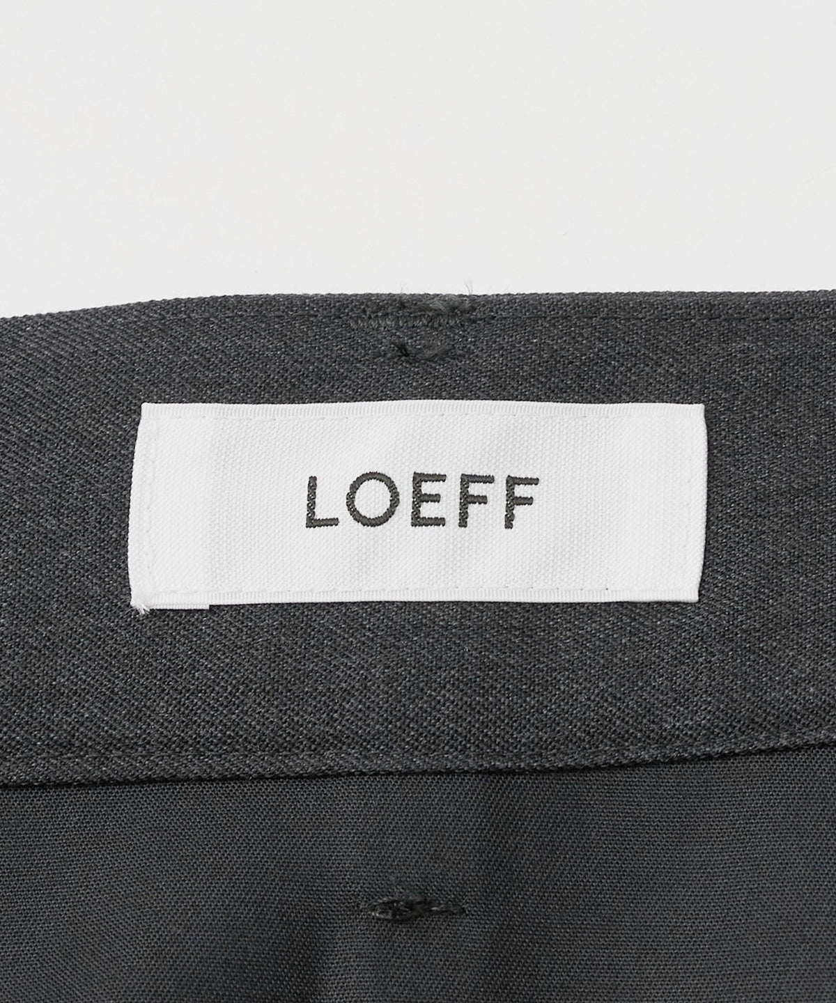 <LOEFF>羊毛华达呢邦坦立体廓形长裤