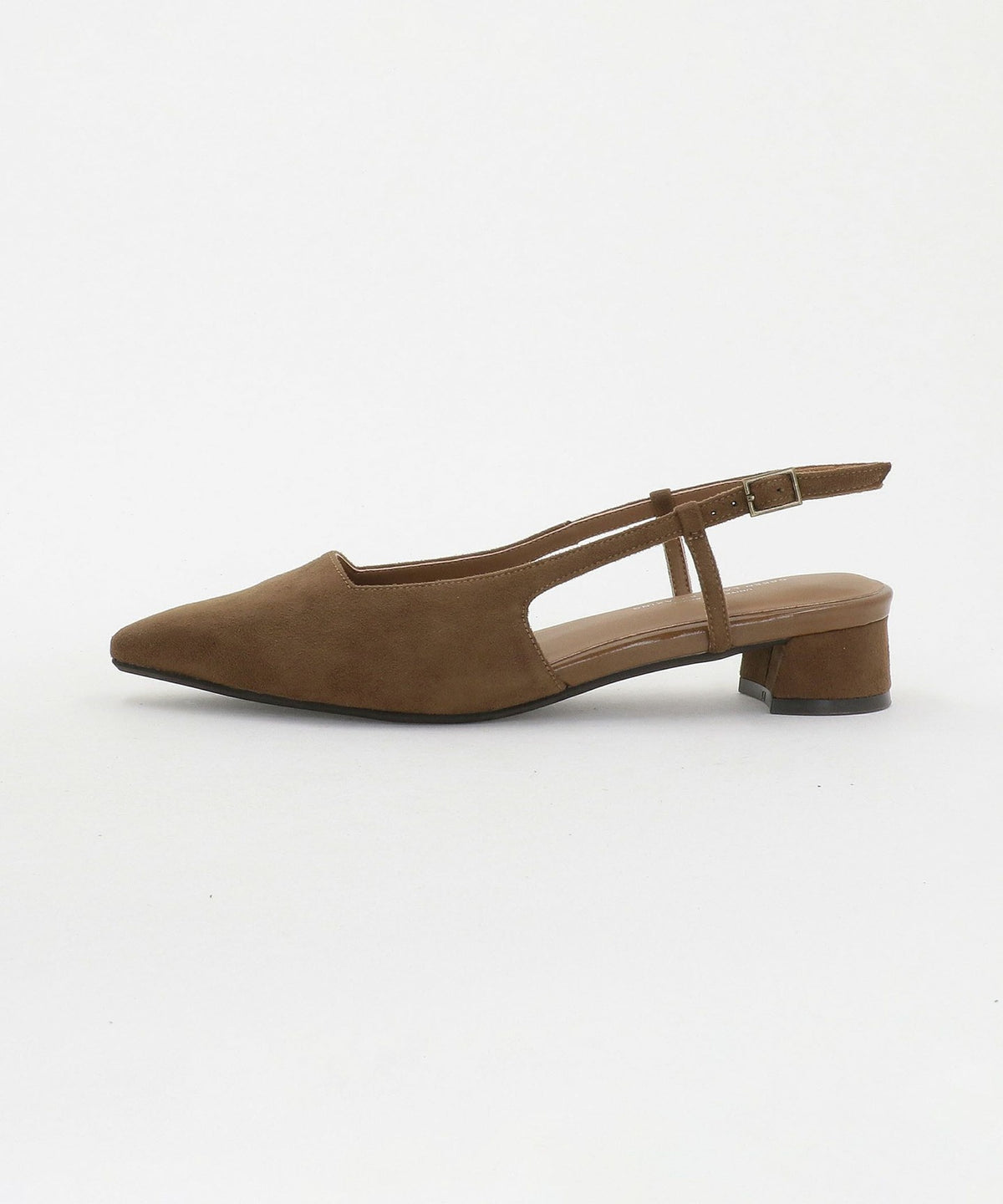 ポインテッド バックストラップ パンプス(3cmヒール)