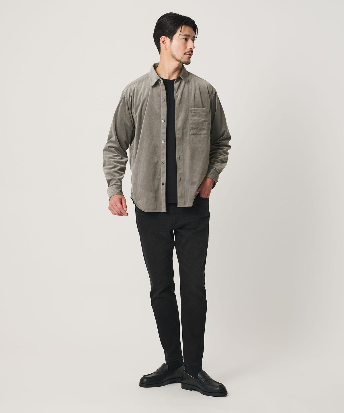 【官网限定 WARDROBE SMART】科技灯芯绒衬衫