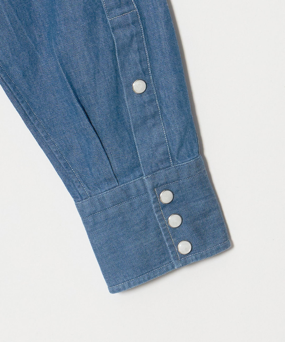 Chemise western en denim