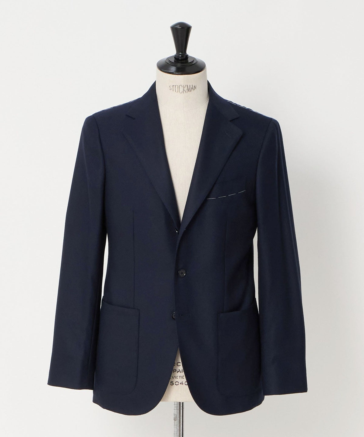 Veste de costume monopetto 3 boutons en hopsack de laine de Tasmanie S-MODEL