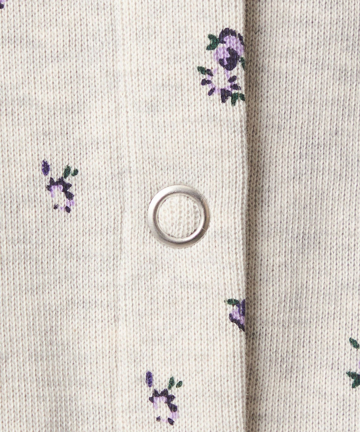 WEB Exclusive: <at ease> Double Face Crew Neck Cut-and-Sew Cardigan