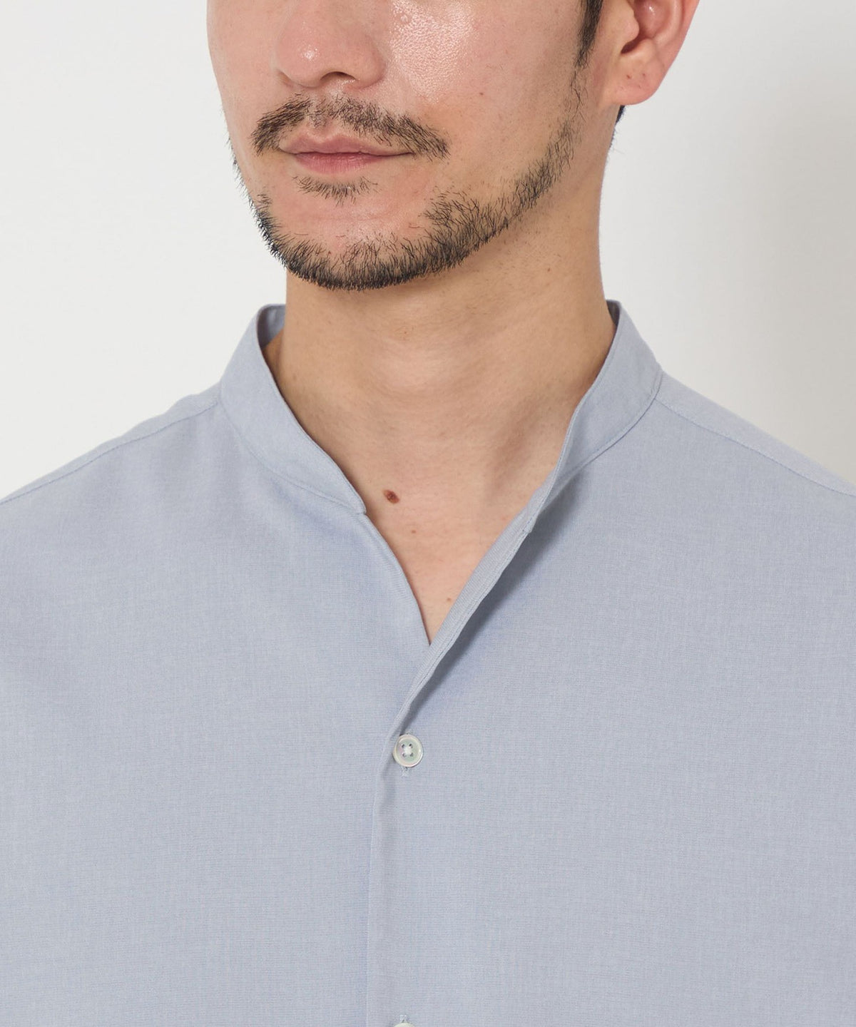 [WEB-EXKLUSIV WARDROBE SMART] Fließendes Stehkragen-Skipper-Shirt