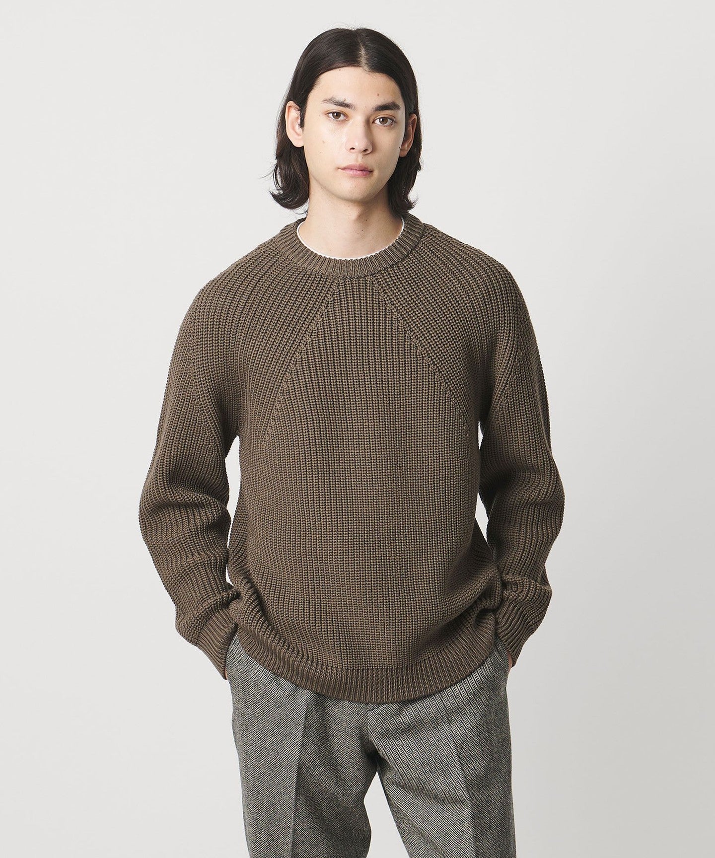 BATONER ]SIGNATURE CREW NE CK /Signature Crew Neck KNIT