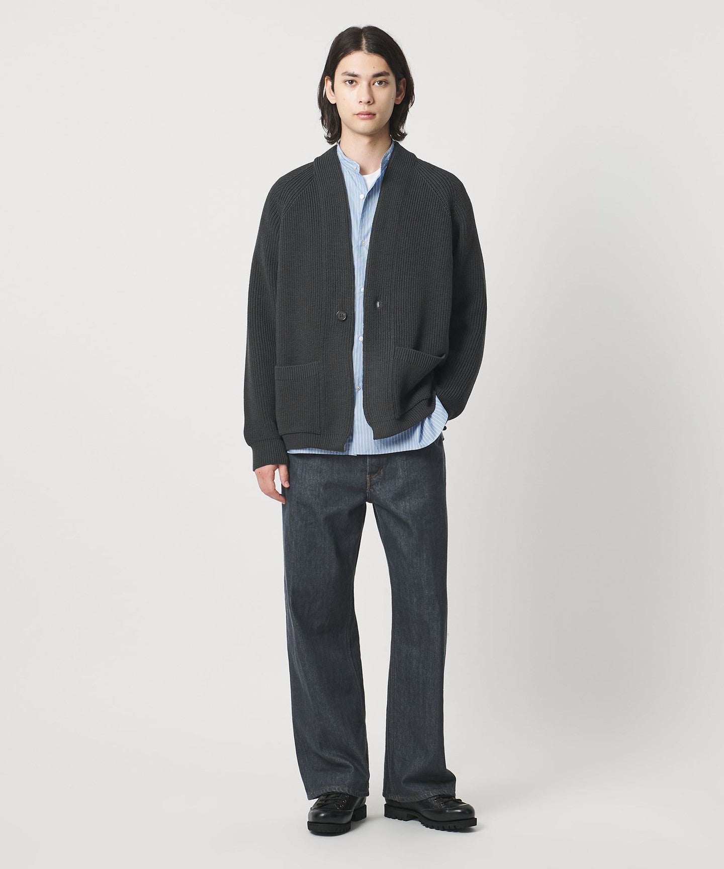 BATONER ]SIGNATURE 1BUTTON CARDIGAN/Signature 1-Button CARDIGAN