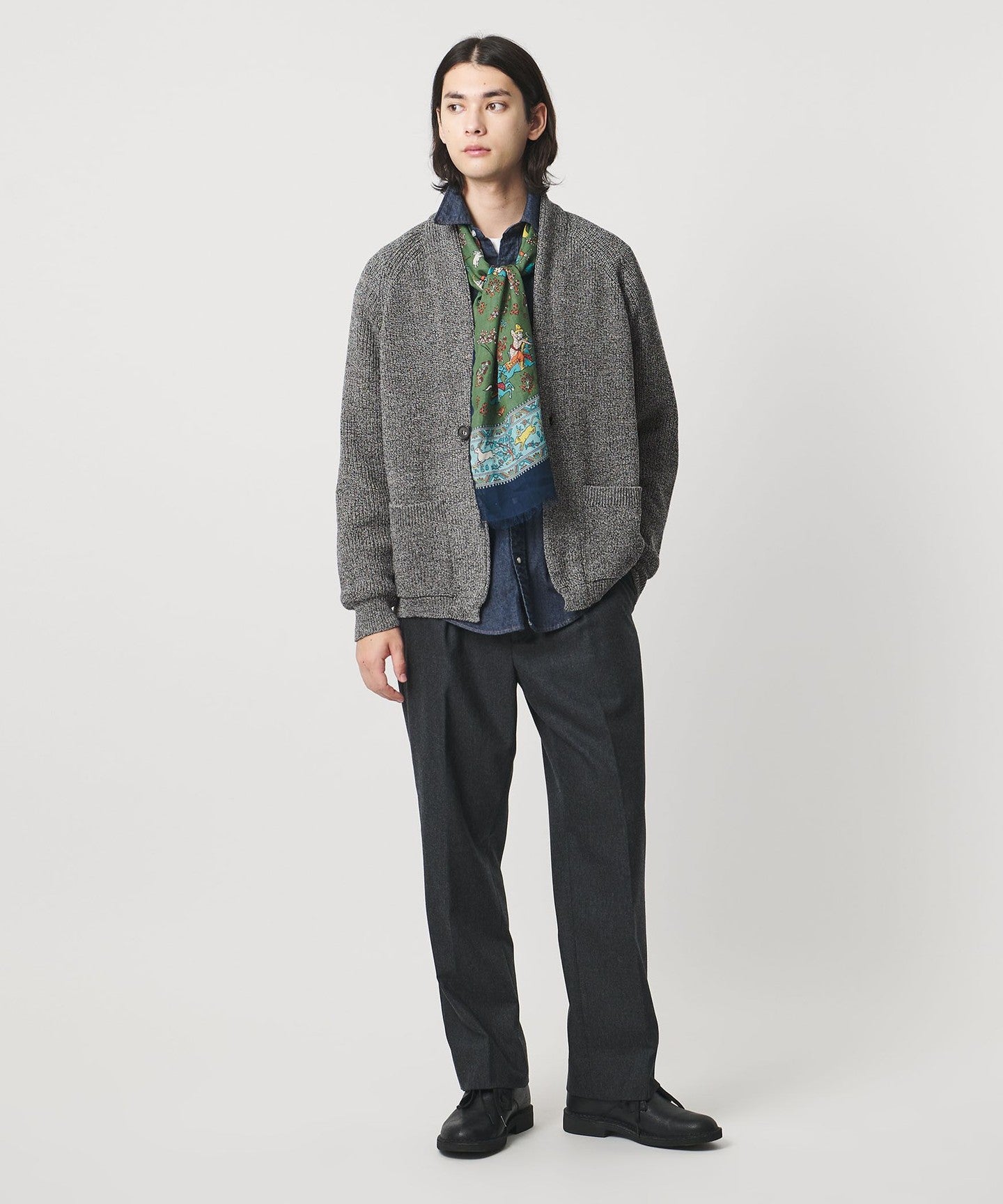 BATONER ]SIGNATURE 1BUTTON CARDIGAN/Signature 1-Button CARDIGAN