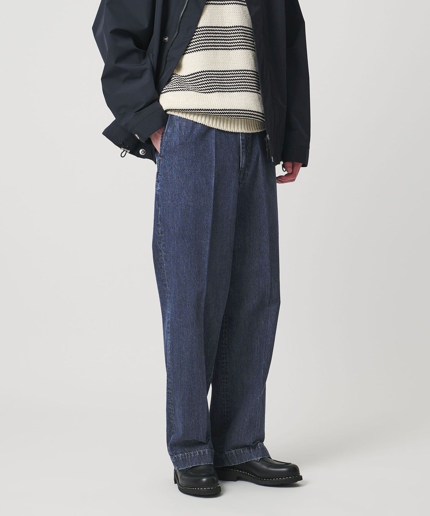 Lee x Scye for UNITED ARROWS ]CHETOPA WORK TROUSERS/Used Wash