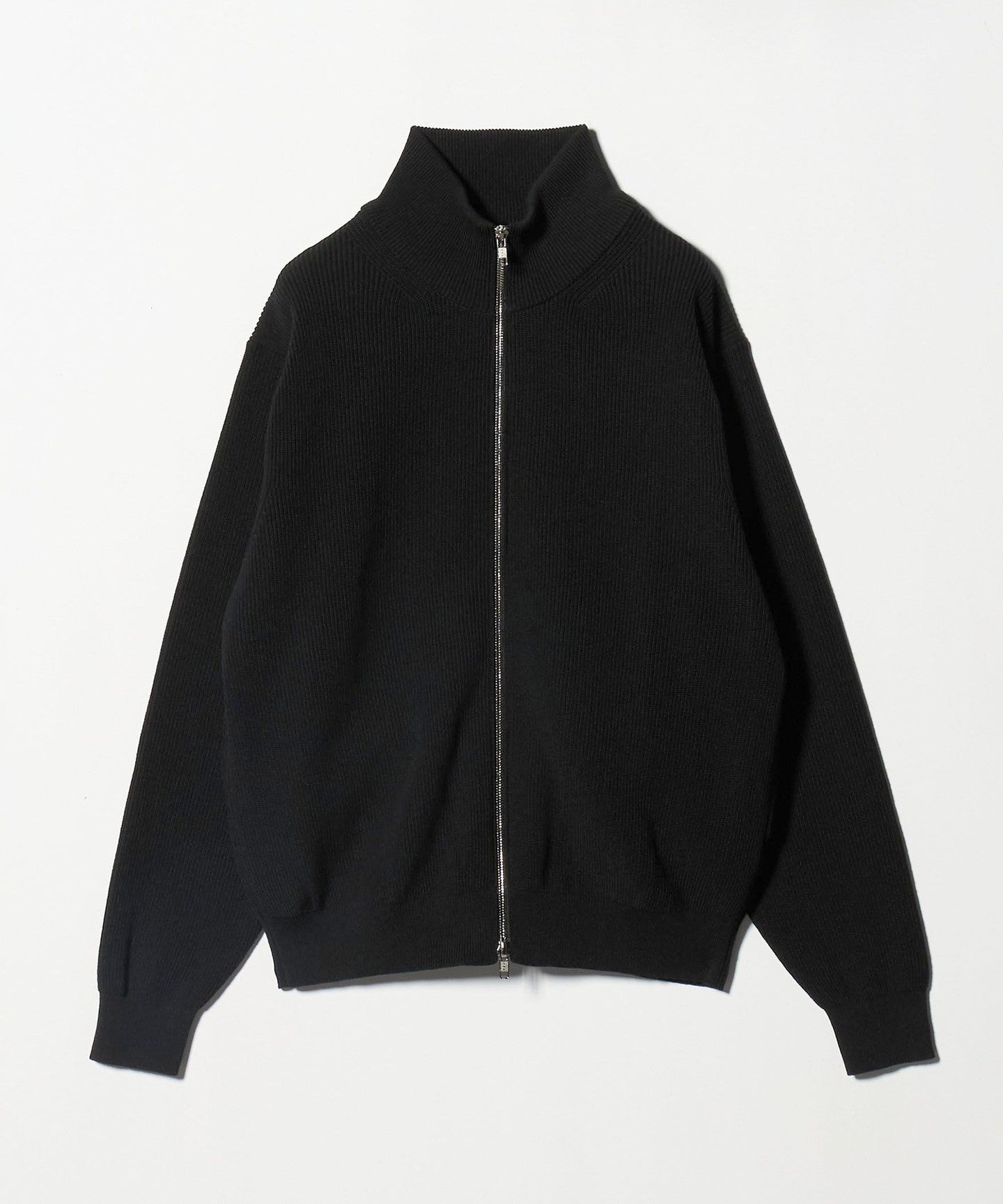 ジップアップ ドライバーズニット
