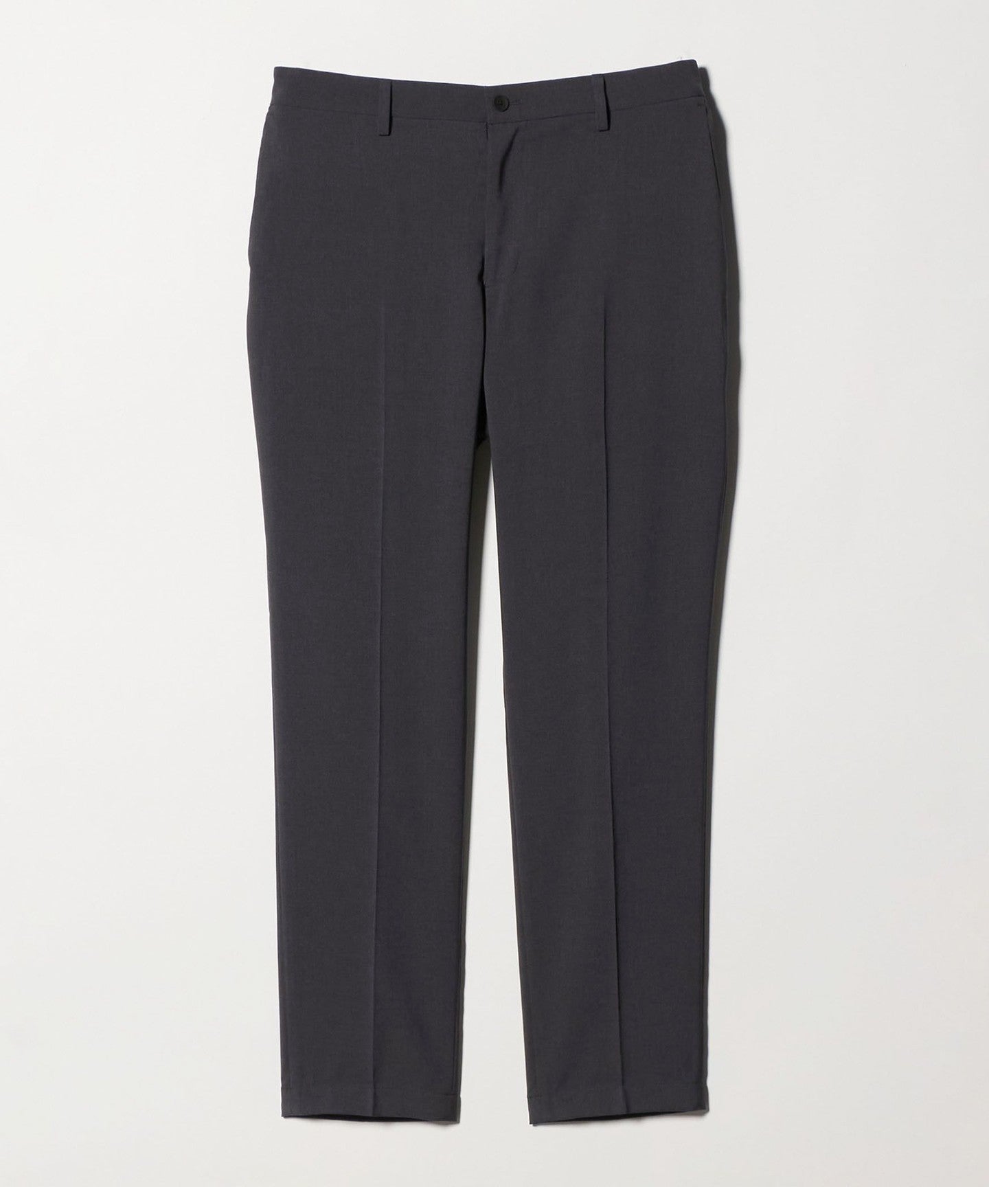 ウールルック ノープリーツ テーパード パンツ UA COZY ウォッシャブル