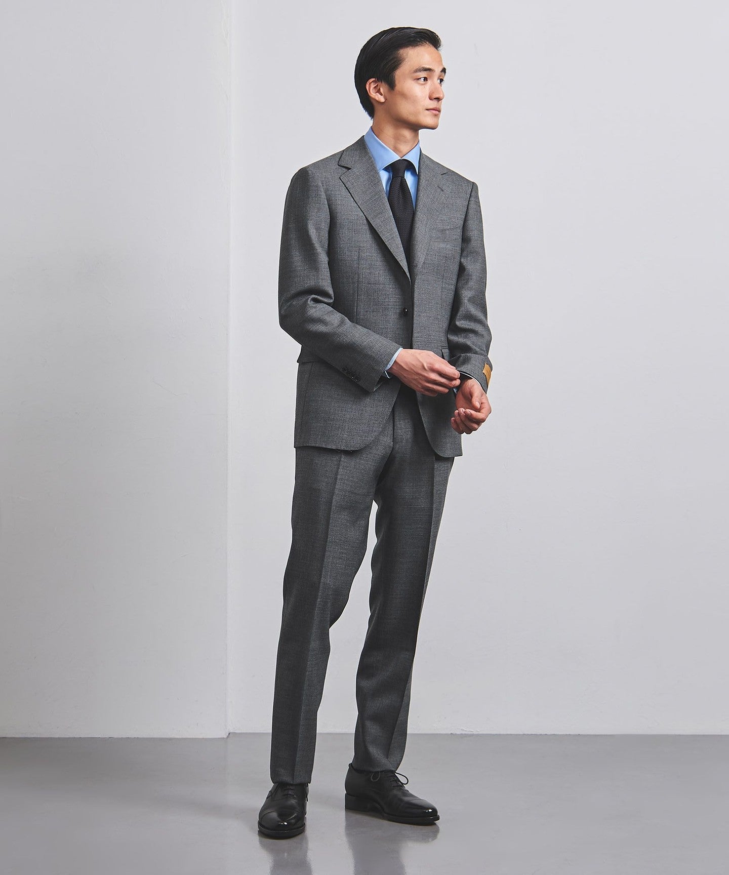 Polar Solid 3-Button Suit -Stretch- - UNITED ARROWS