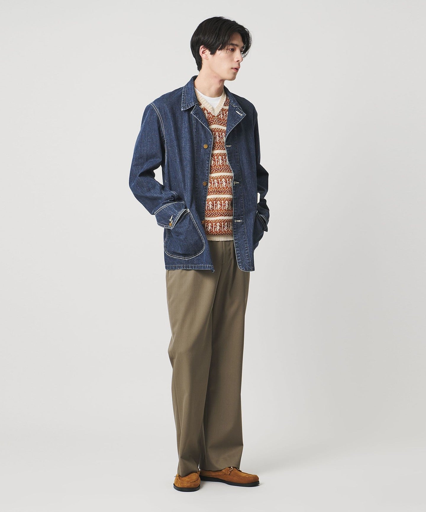 Lee x Scye for UNITED ARROWS ] LOCO JACKET/Used Wash COVERAll