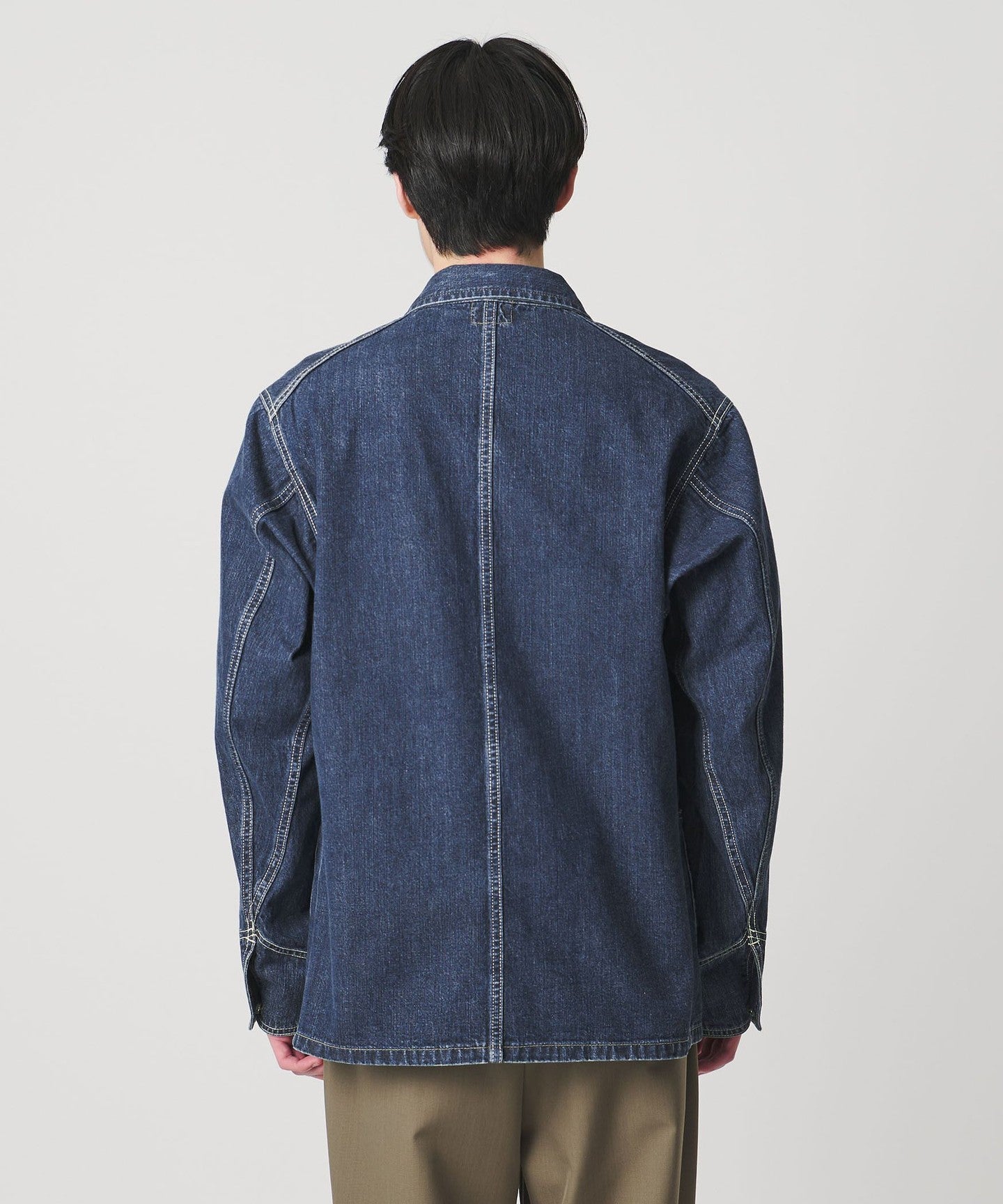 Lee x Scye for UNITEDARROWSロコジャケット Lee x Scye for UNITED ARROWS ] LOCO JACKET/Used Wash COVERAll