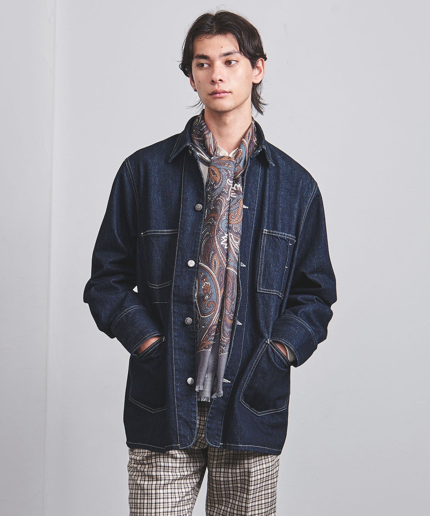 UNITED ARROWS / denim coverall jacket
