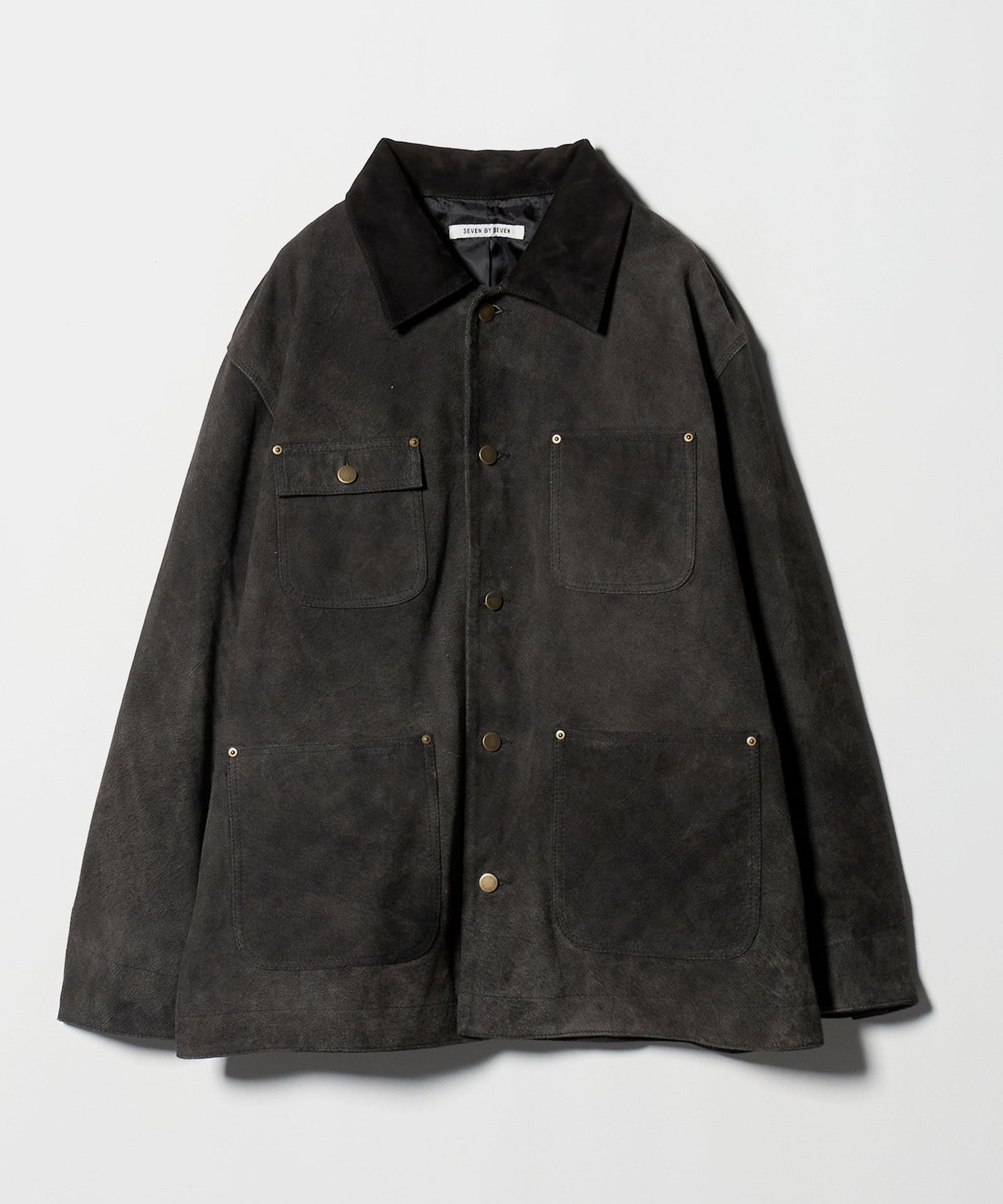 セブンバイセブン LEATHER MICHIGAN CHORE COAT S SEVEN BY SEVEN ]LEATHER MICHIGAN CHORE COAT/ COVER All JACKET