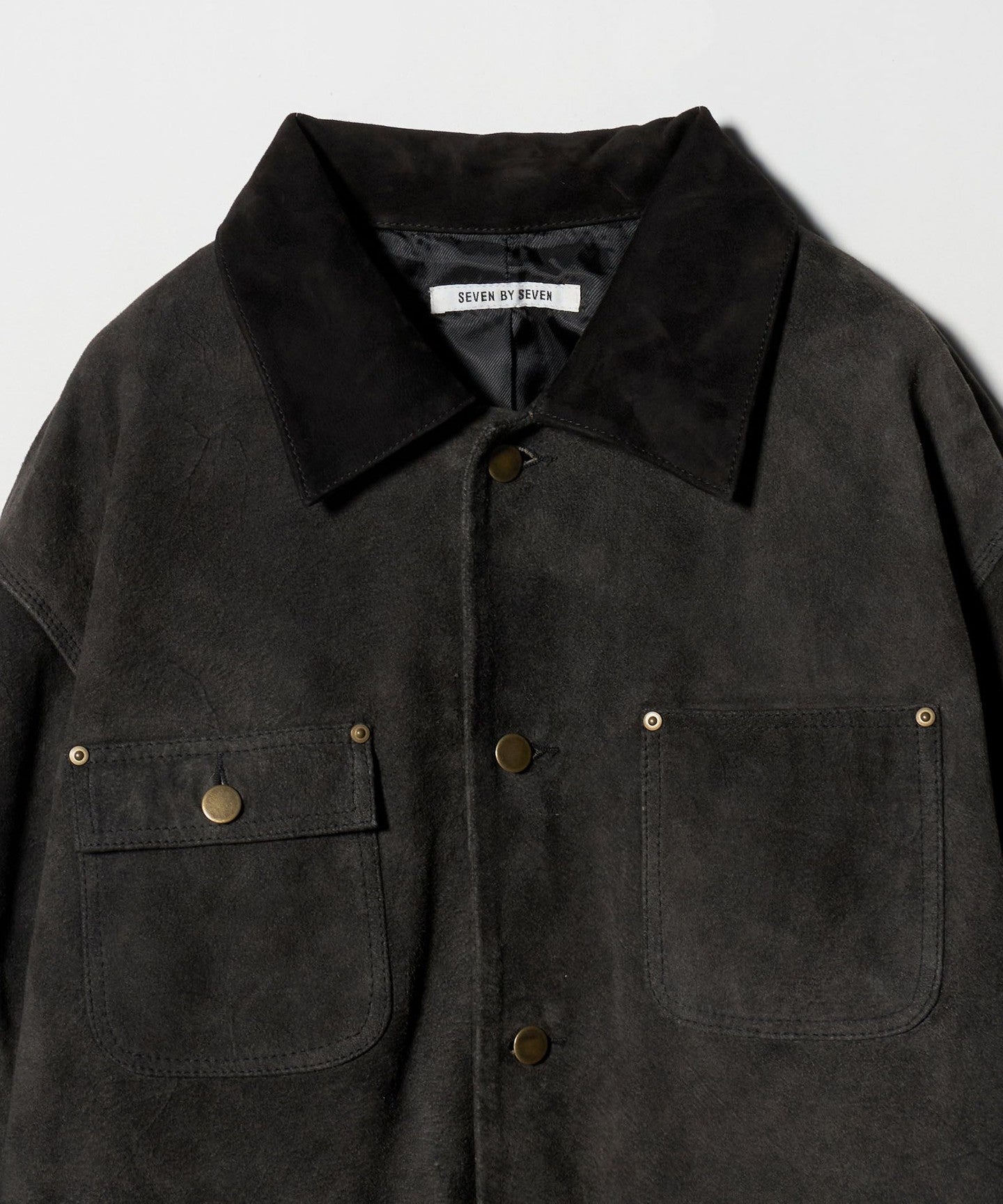 セブンバイセブン LEATHER MICHIGAN CHORE COAT S SEVEN BY SEVEN ]LEATHER MICHIGAN CHORE COAT/ COVER All JACKET