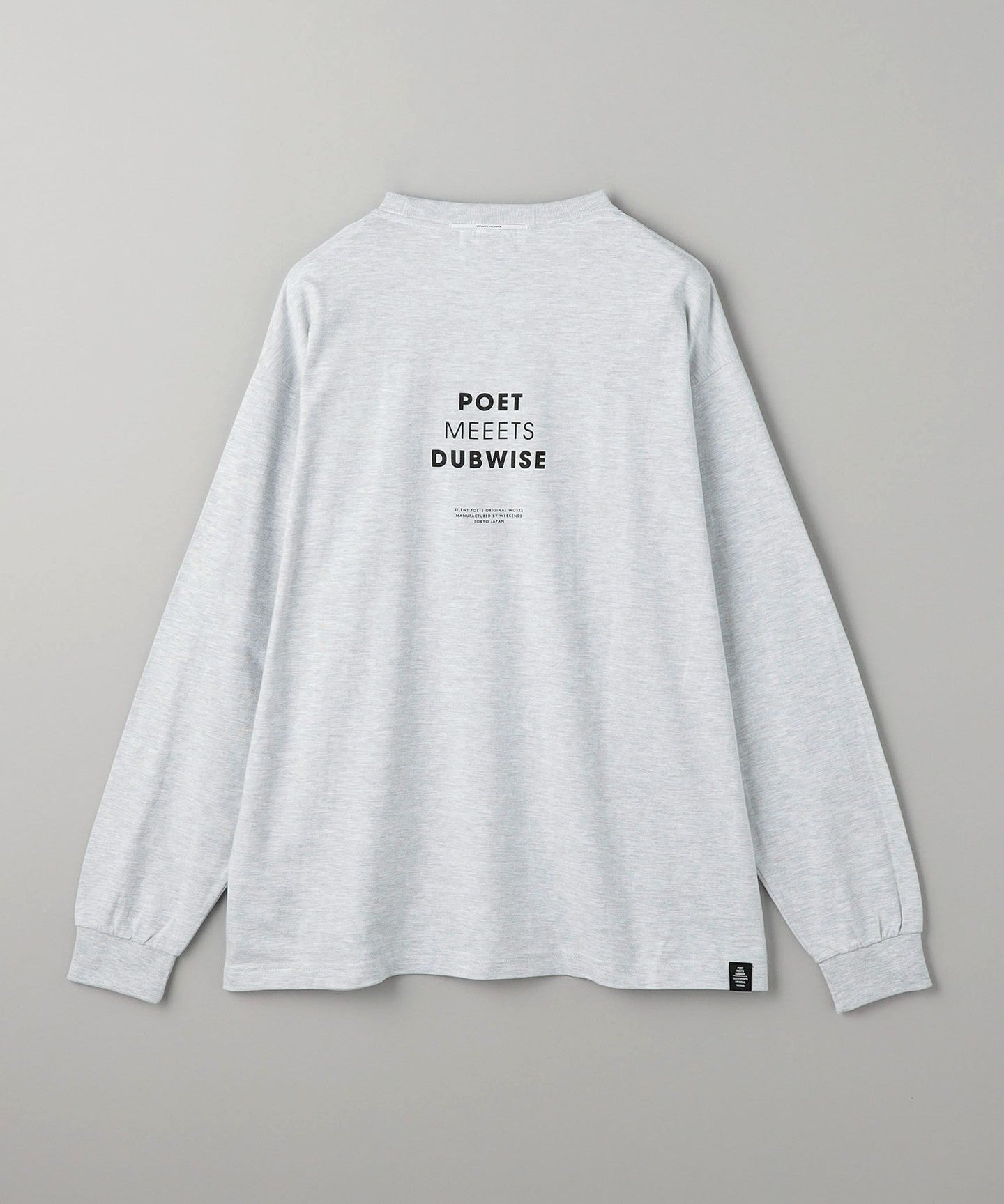 POET MEETS DUBWISE / LONG SLEEVE TEE ロンT