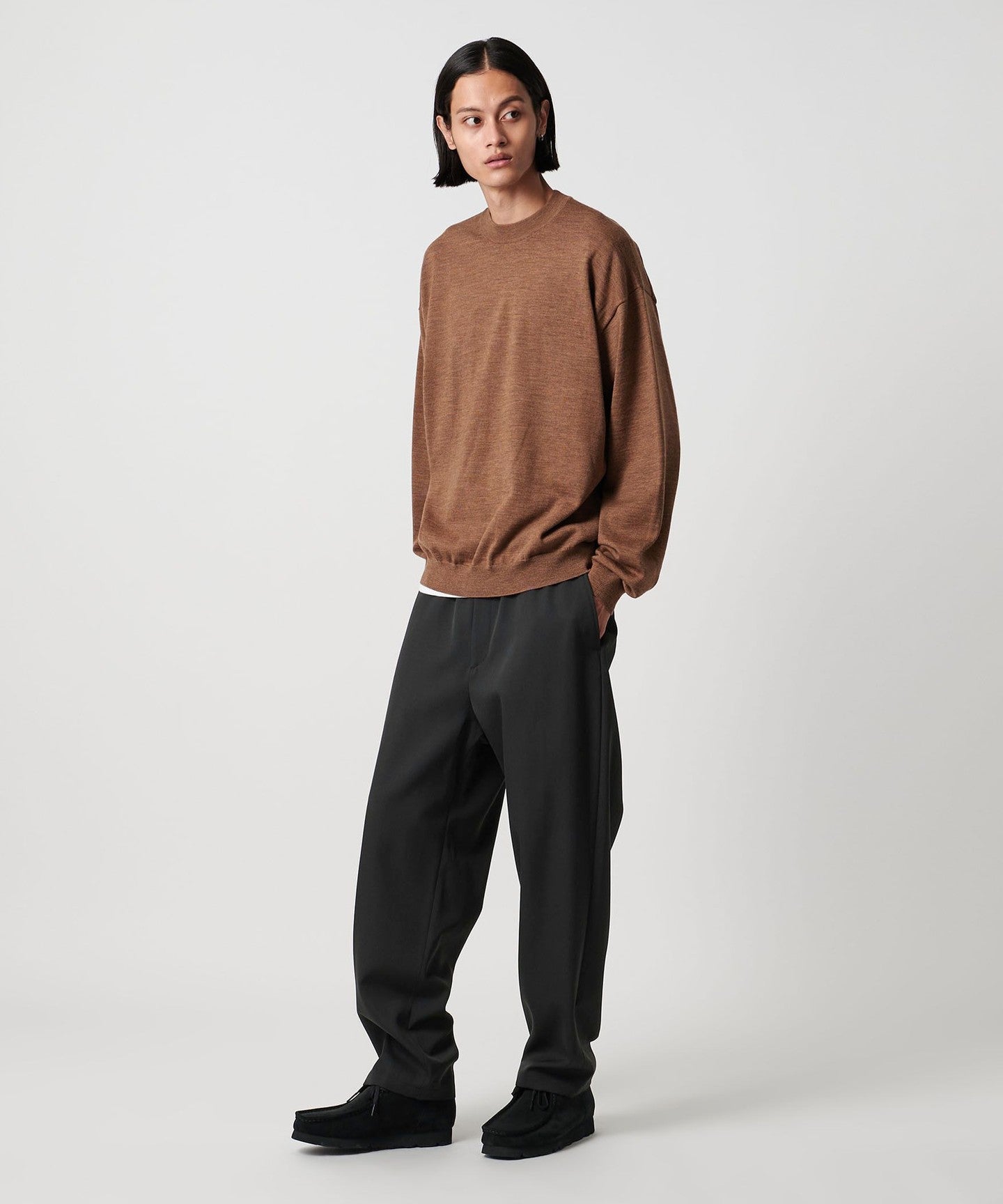 H]Worsted Vacant Easy PANTS - UNITED ARROWS