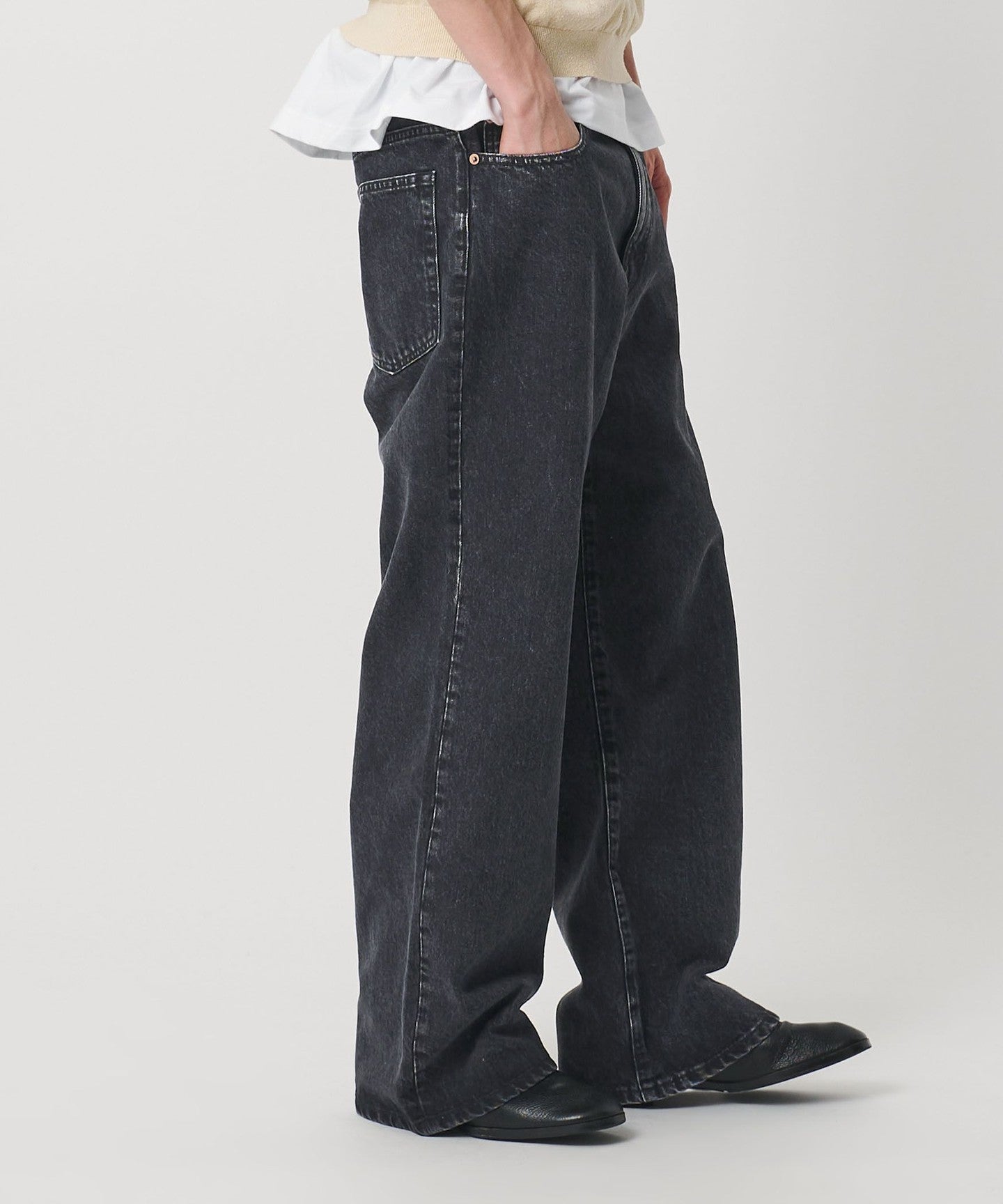 UNITED ARROWS H DNM FLR 5P デニム M H]Denim Flare 5P PANTS 4 - UNITED ARROWS