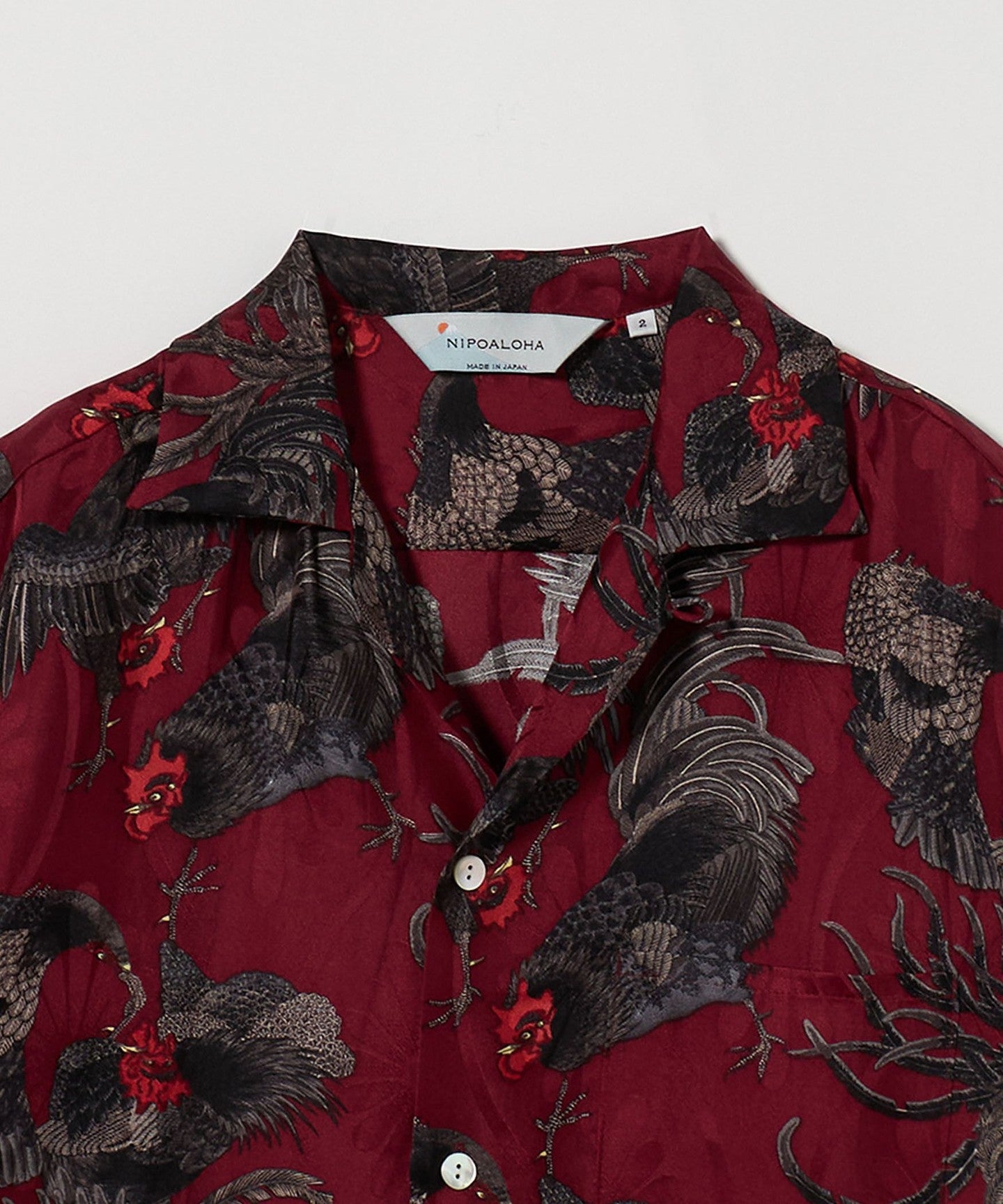 NIPOALOHA × BY]GAME COCK JAKUCHU ITO SHORT SLEEVE SHIRT/ SHIRT