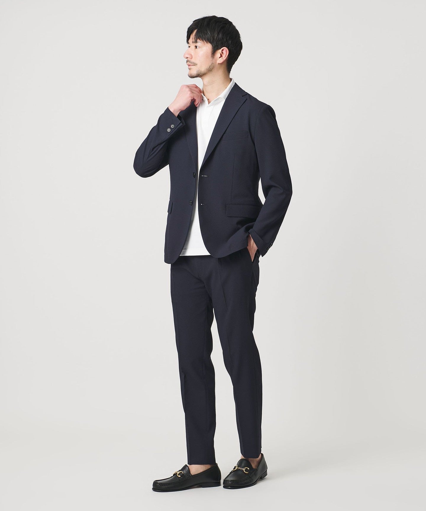 BYL 　s2158　ユナイテッドアローズ/46/紺/セットアップ/スーツ MEN'S SUITS & TAILORING - UNITED ARROWS