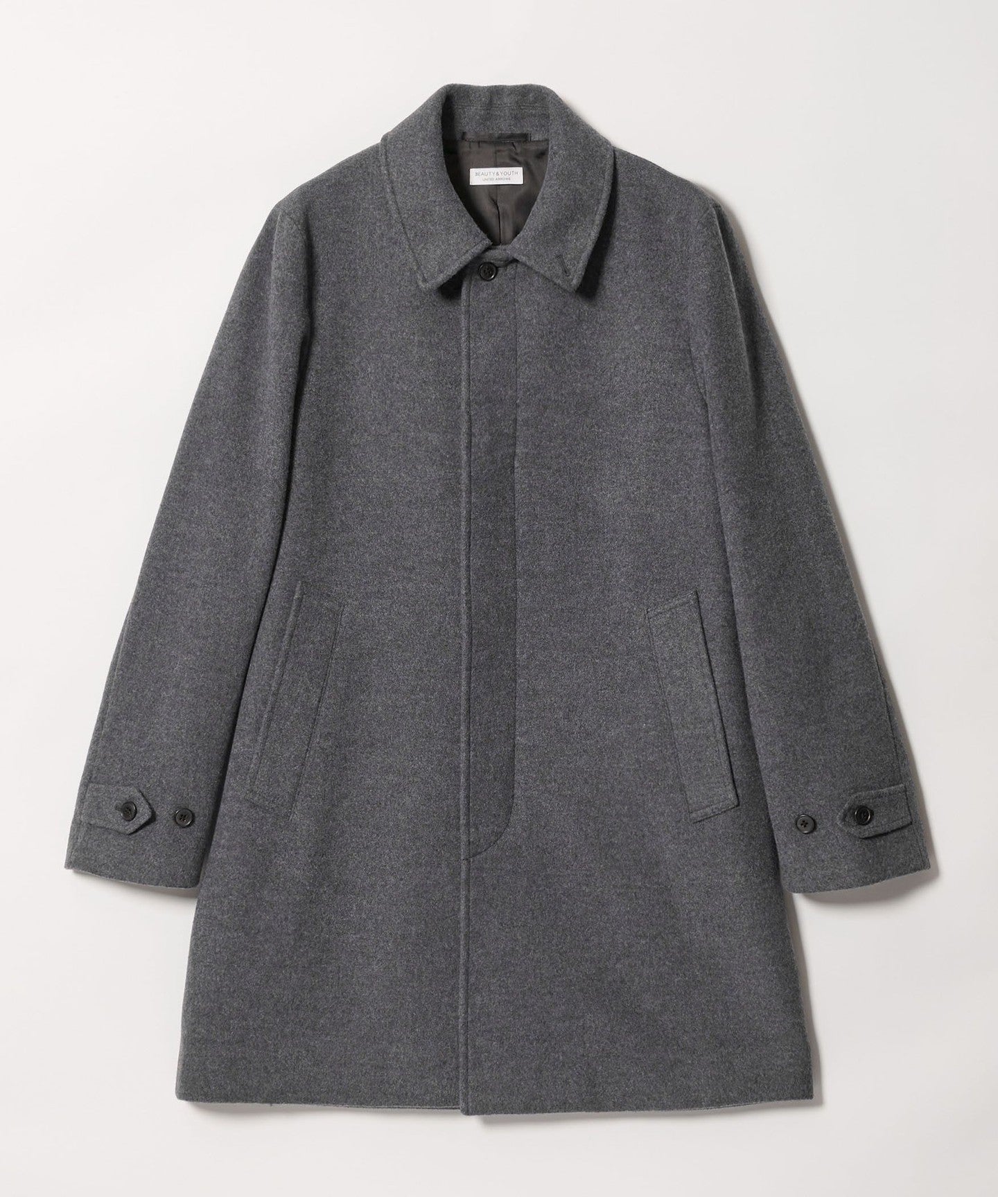 WEB Limited WARDROBE SMART] PE Melton Balmacaan COAT - UNITED ARROWS
