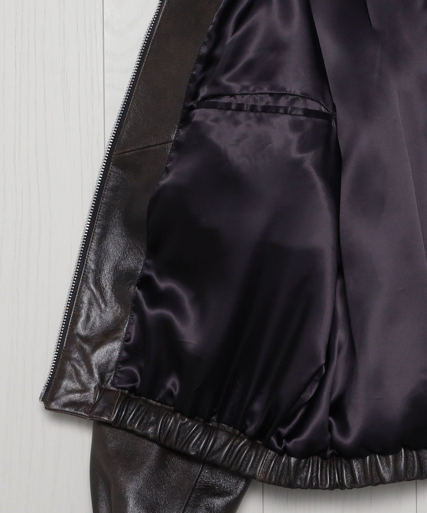 ジャケット・アウター UNITED ARROWS sheepskin leather jacket L H]Sheep Leather Track JACKET - UNITED ARROWS