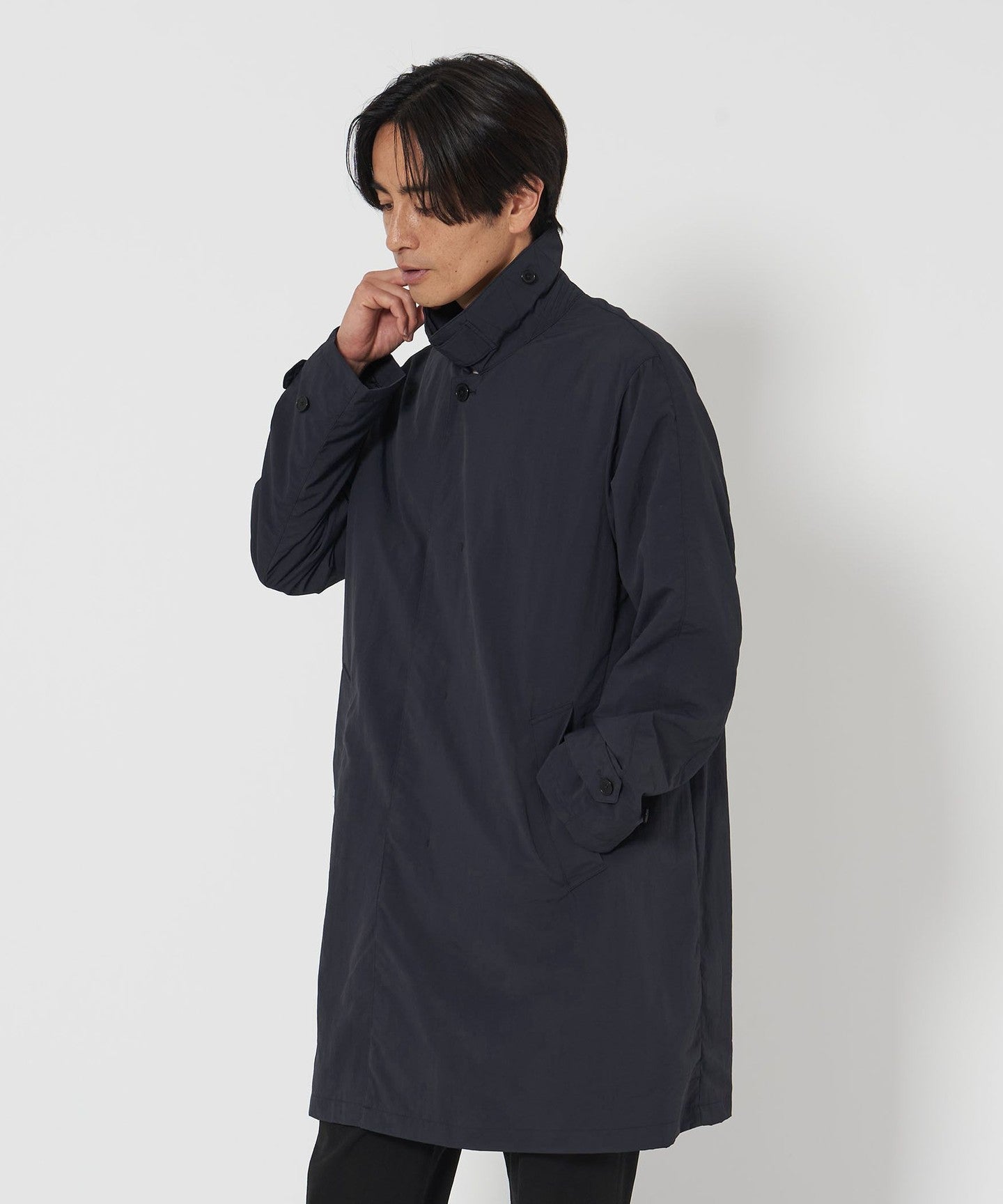 PERTEX Nylon Balmacaan COAT -Water-RepellentWater Function
