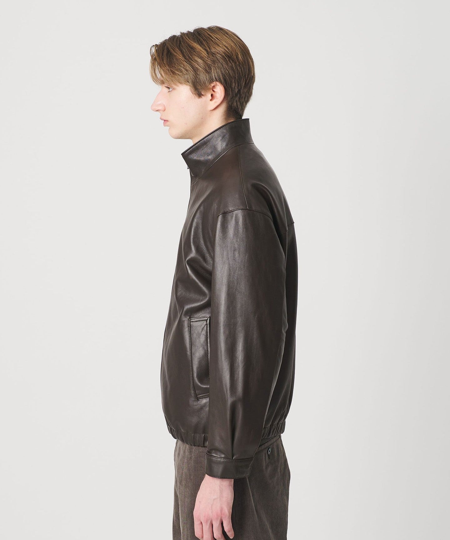Semi-Vegetable Sheep Leather BLOUSON - UNITED ARROWS