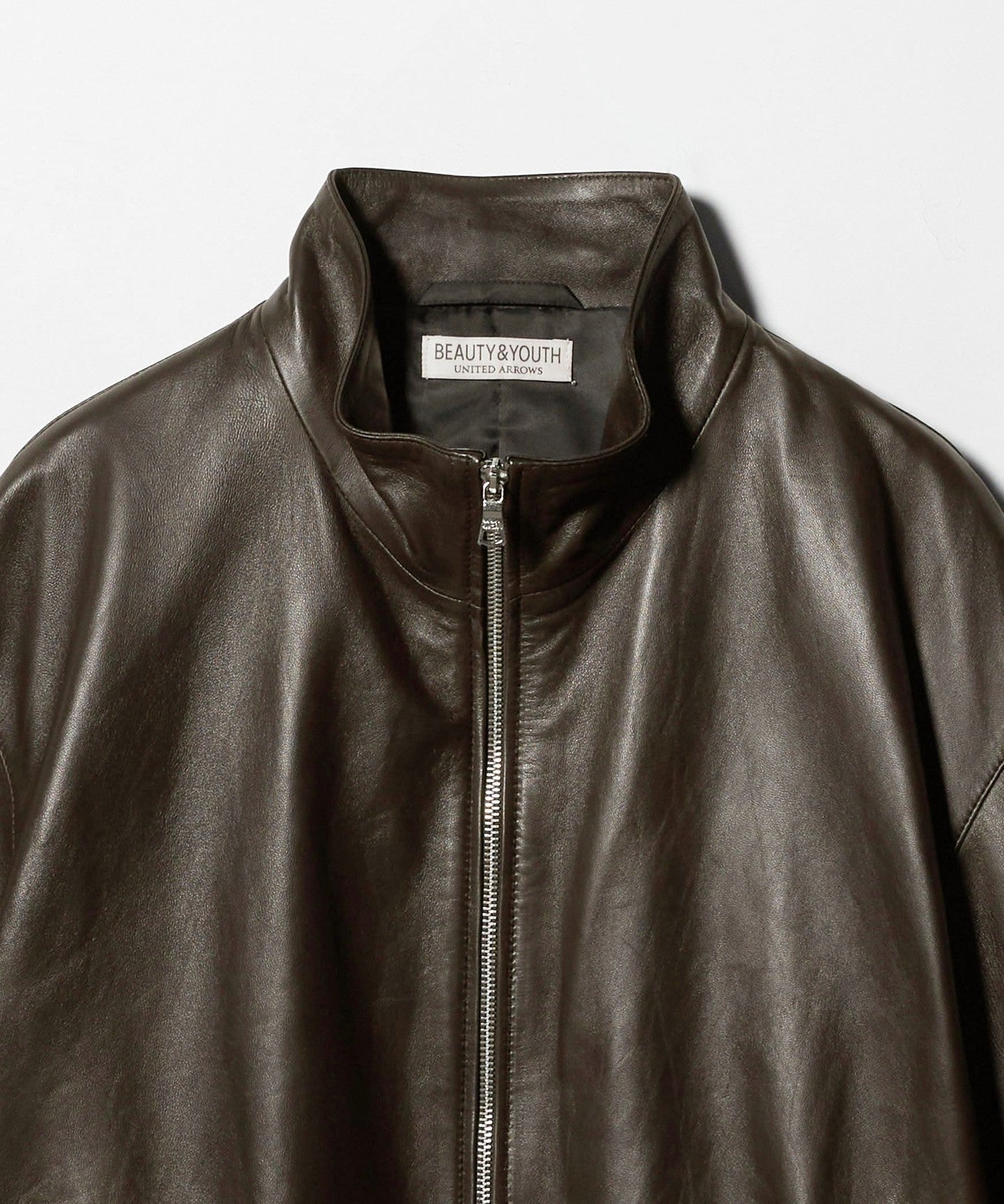 Semi-Vegetable Sheep Leather BLOUSON - UNITED ARROWS