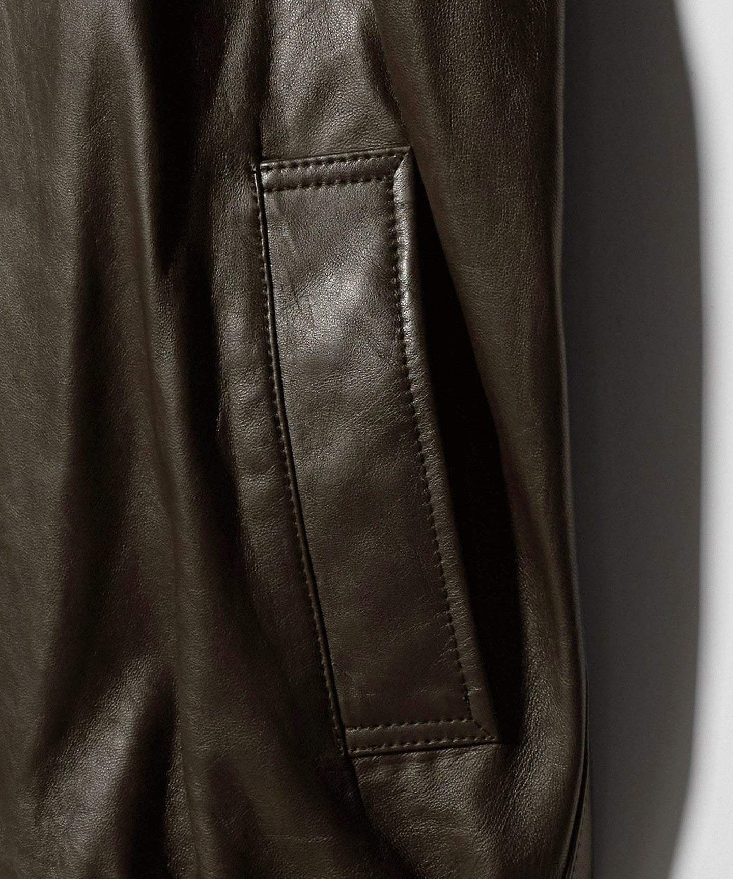 Semi-Vegetable Sheep Leather BLOUSON - UNITED ARROWS