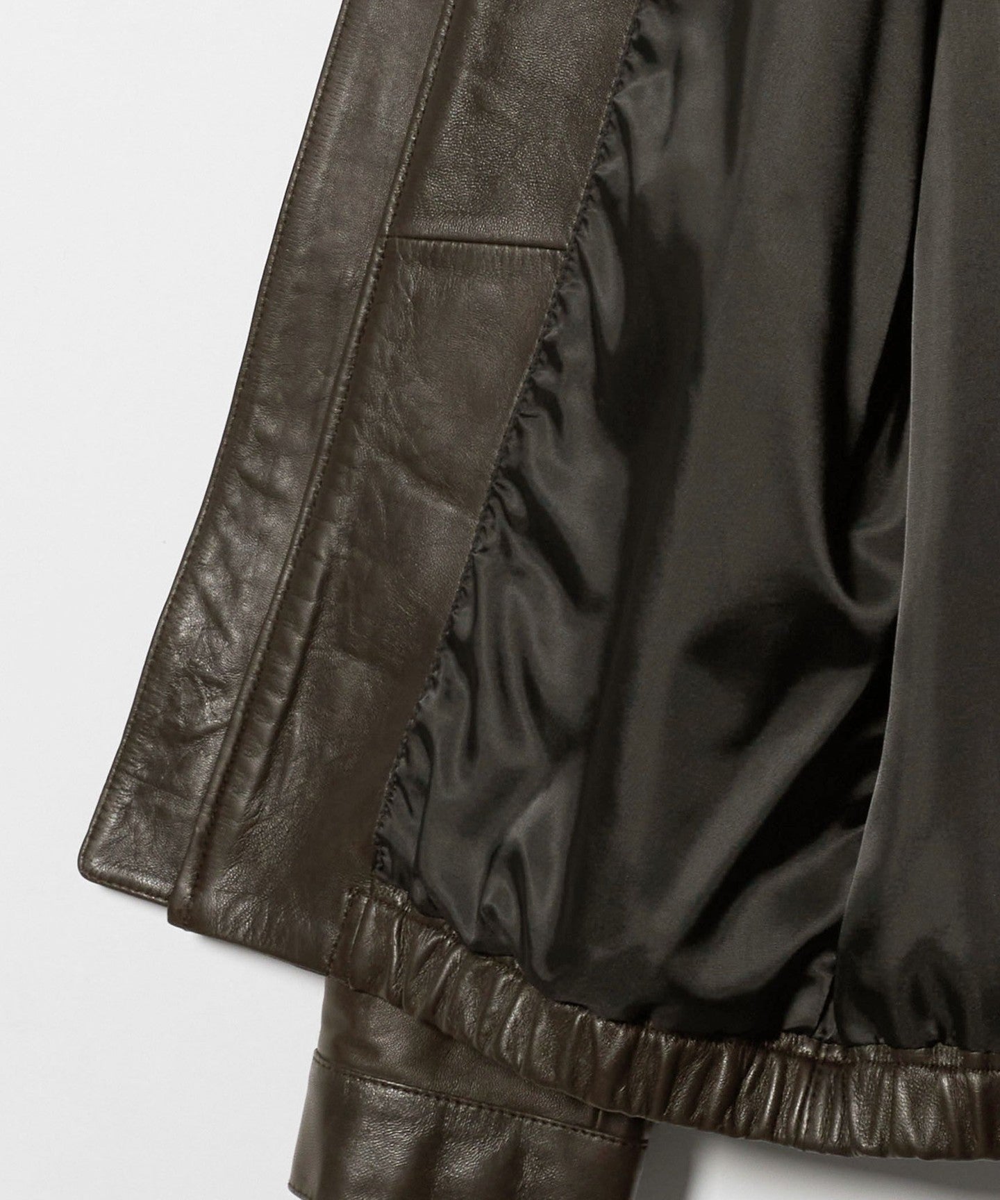 Semi-Vegetable Sheep Leather BLOUSON - UNITED ARROWS