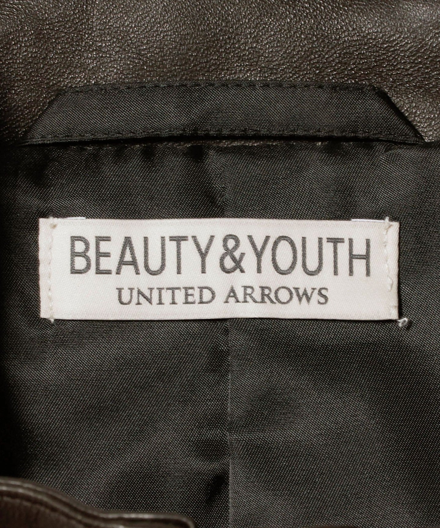 Semi-Vegetable Sheep Leather BLOUSON - UNITED ARROWS