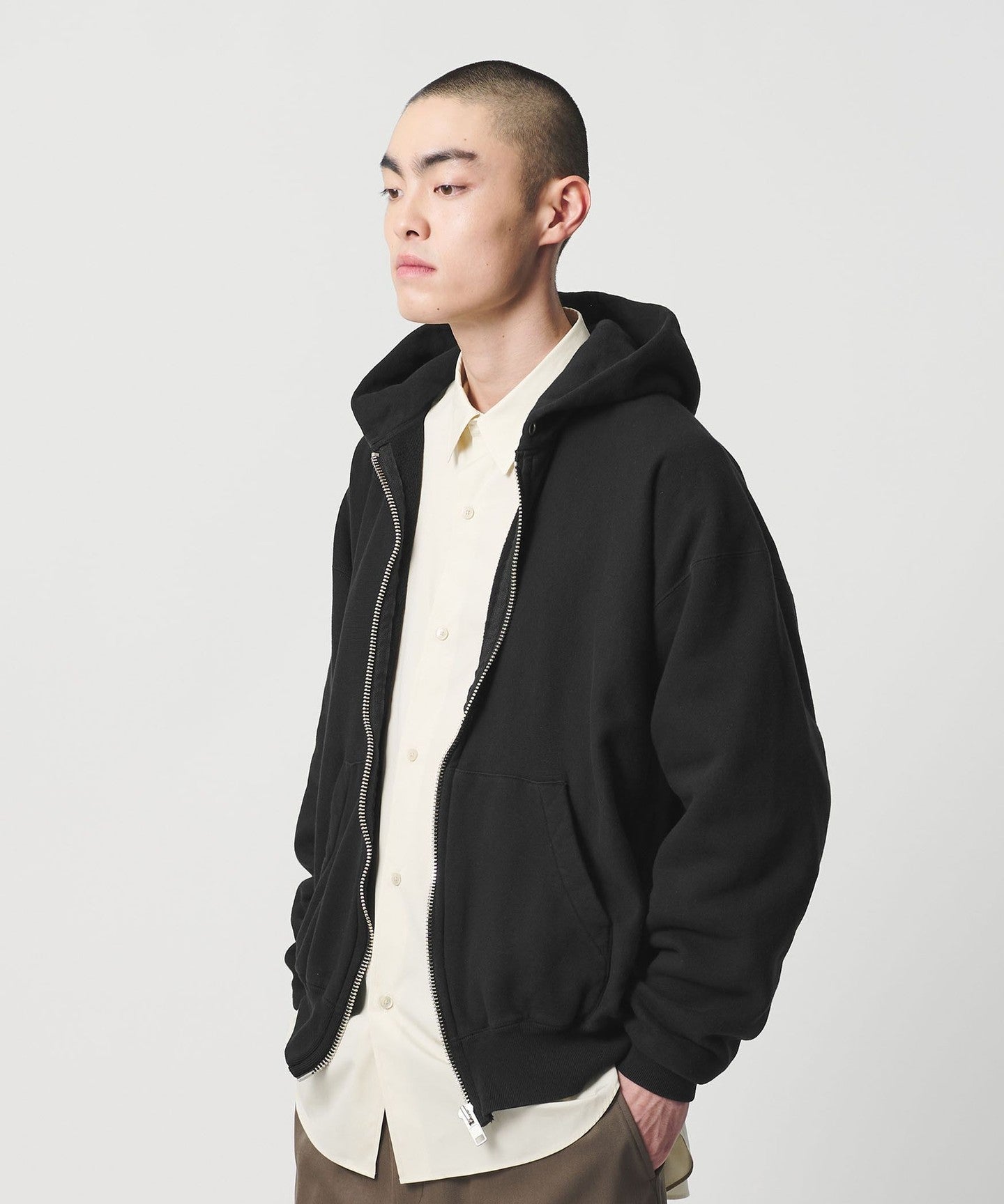 H]Cruiser Sweatshirt Zip Hoodie - UNITED ARROWS