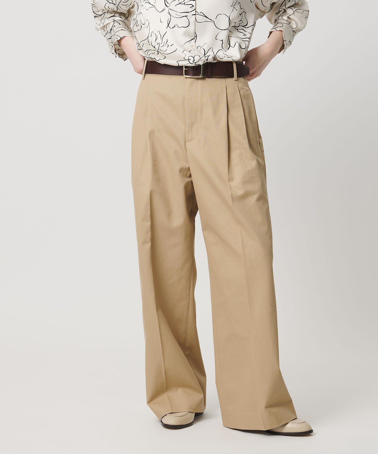 Chino Wide PANTS - UNITED ARROWS