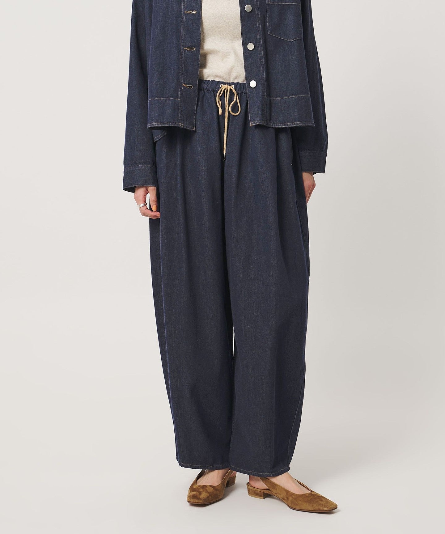 UNITED ARROWS ステッチデニム カーブパンツ ステッチ デニム カーブパンツ - UNITED ARROWS