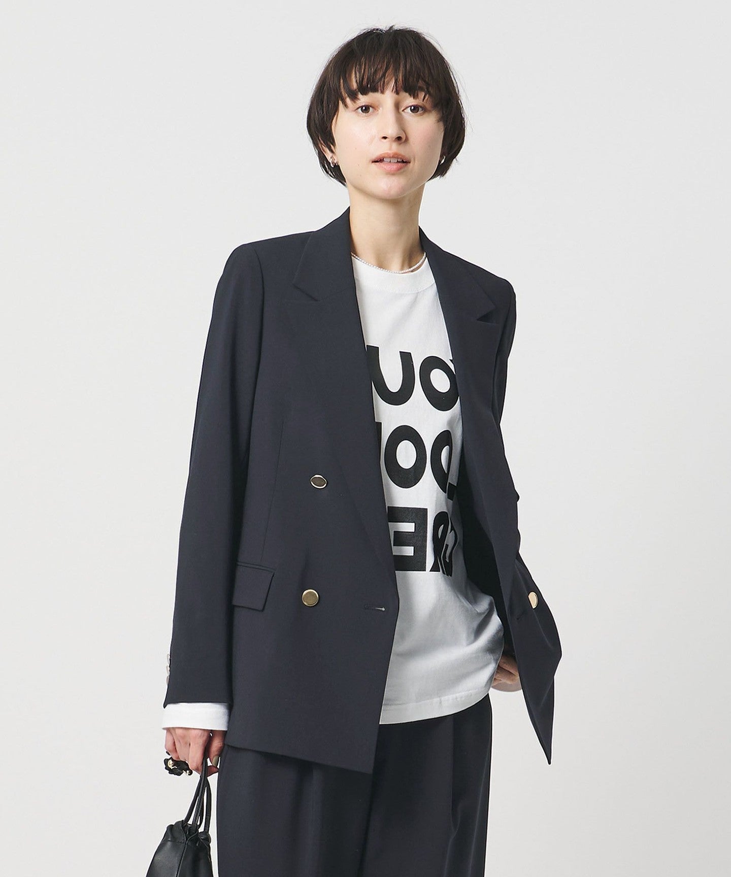 T/W 4-Button JACKET - UNITED ARROWS