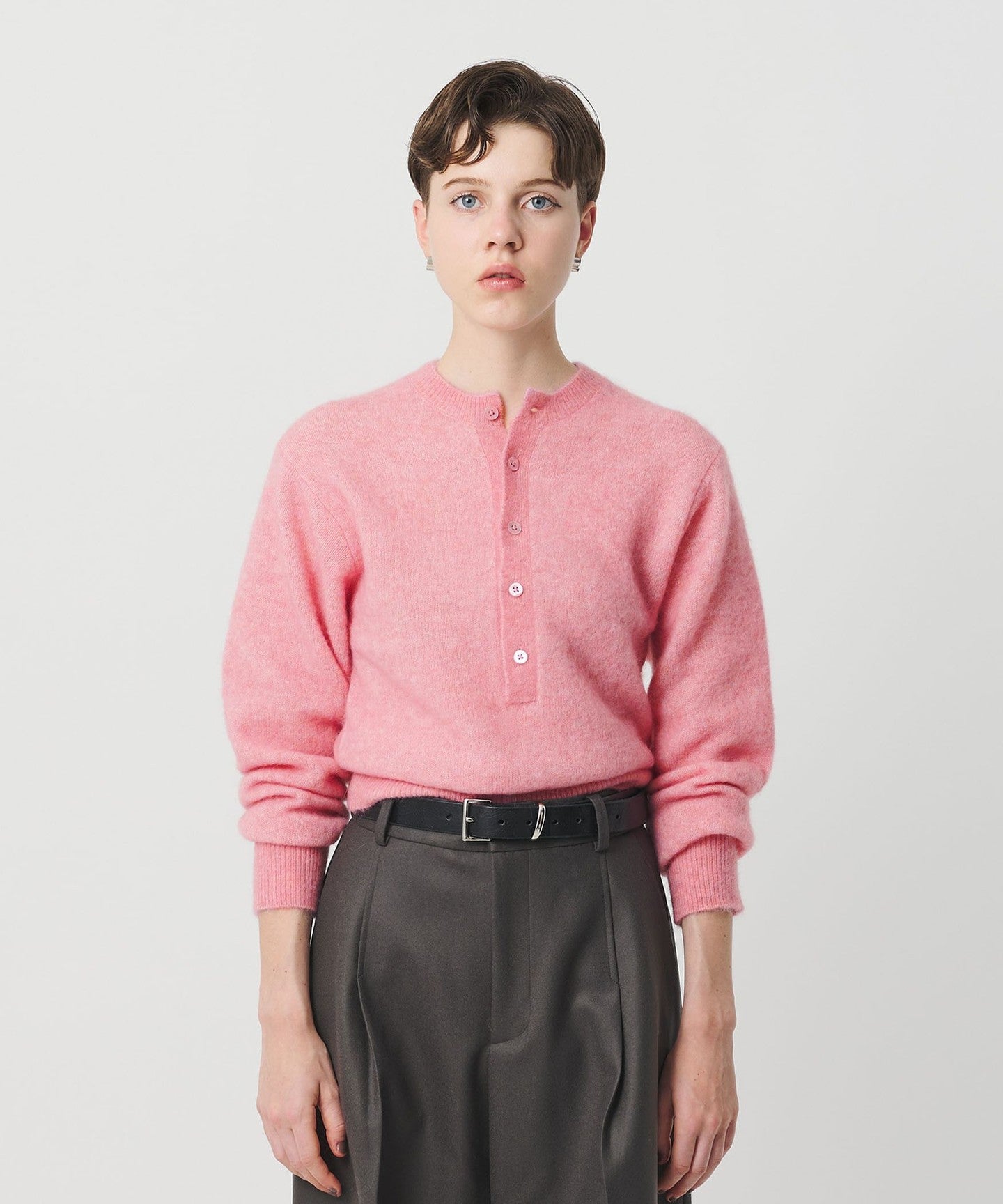 H]AlpacaWool Mossa KNIT Pullover - UNITED ARROWS