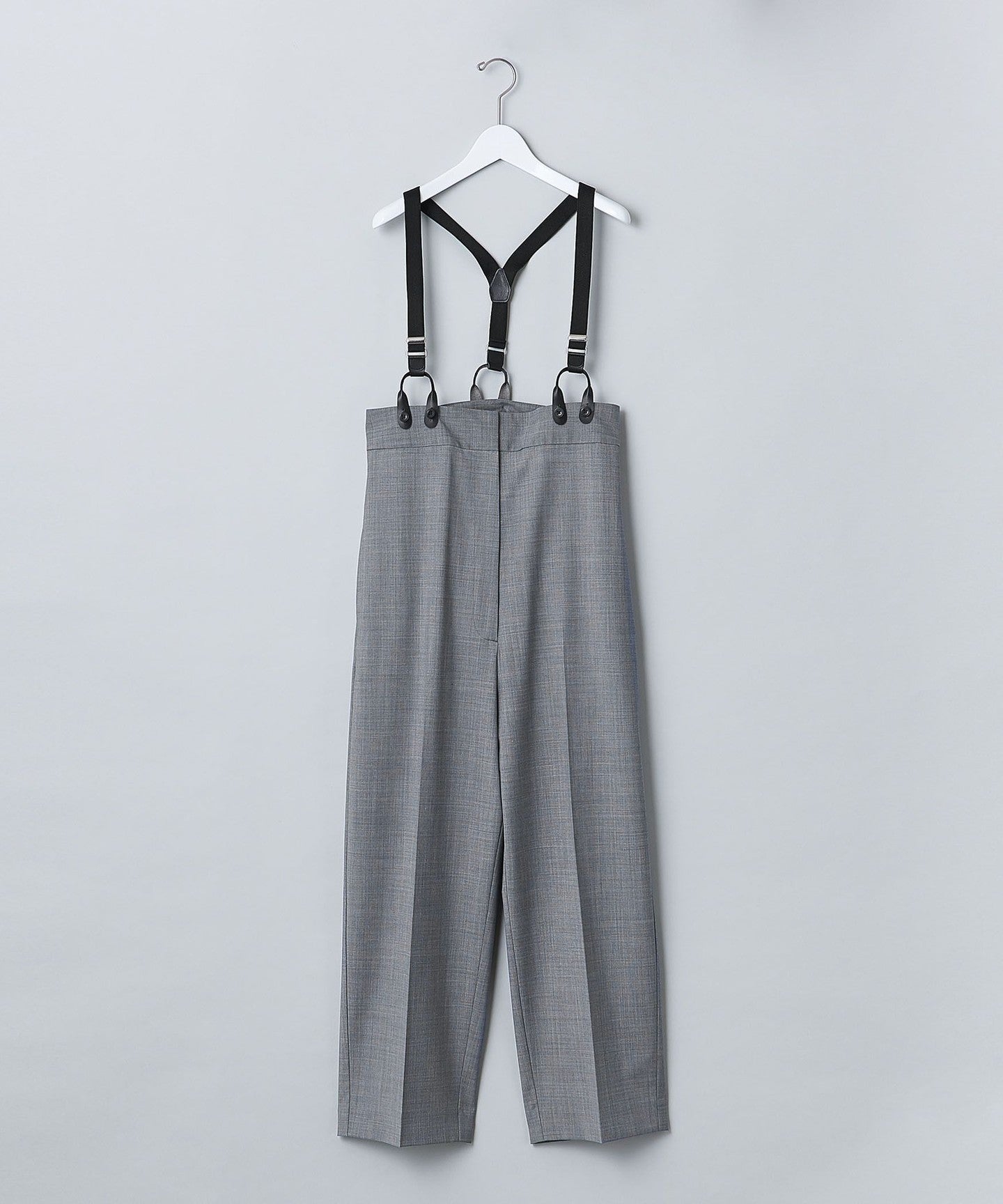 H]Tropical High-Waist Suspender PANTS - UNITED ARROWS