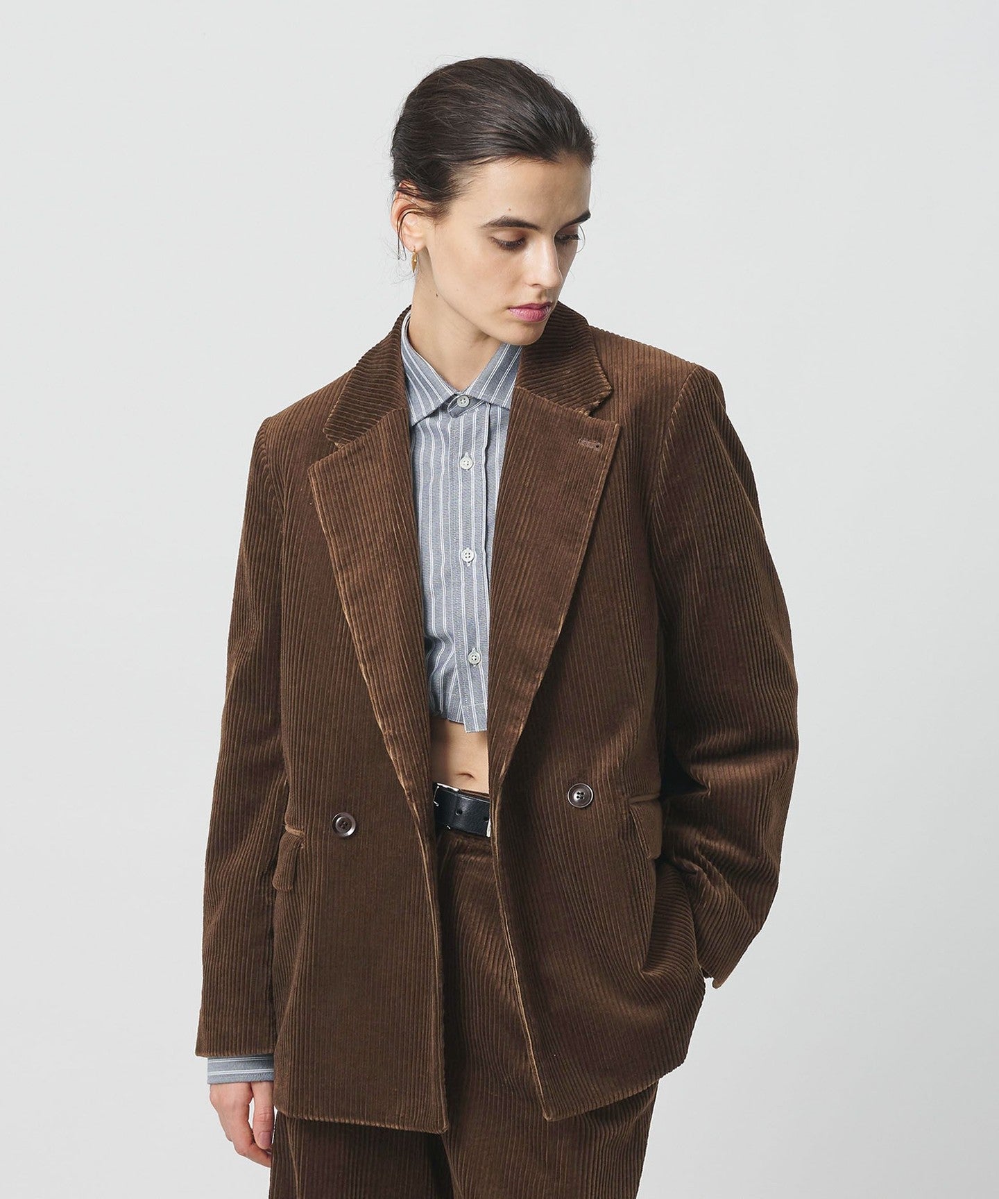 コーデュロイ ダブルブレストジャケット BEAMS OUTLET｜BAGUTTA / GIAN