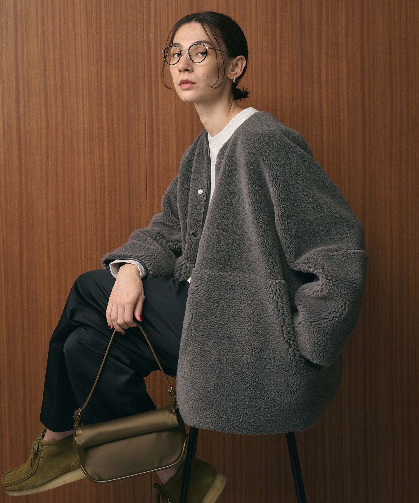 WEB Limited] Boa × Faux Mouton Reversible JACKET - UNITED ARROWS