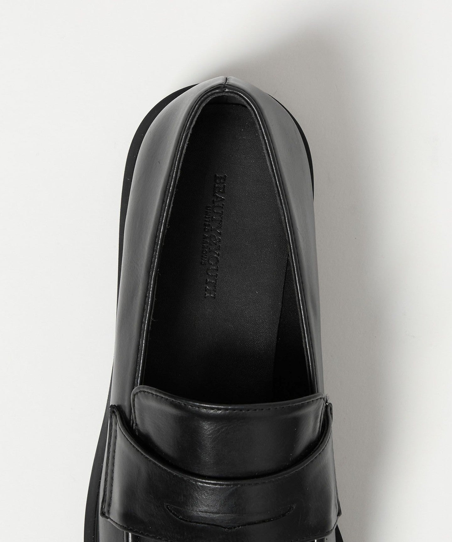 Leather-Like Coin LOAFERS - UNITED ARROWS