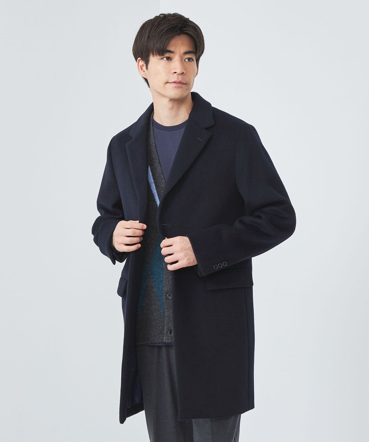 UNITED ARROWS & SONS【PE CHESTER COAT】 S100 Beaver Chester COAT - UNITED ARROWS