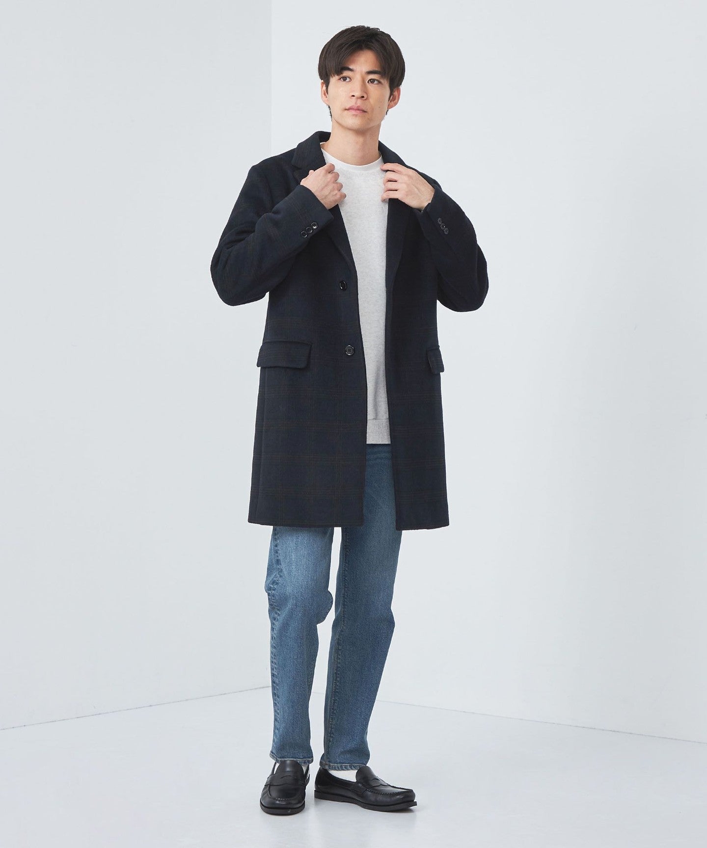 S100 Beaver Chester COAT - UNITED ARROWS