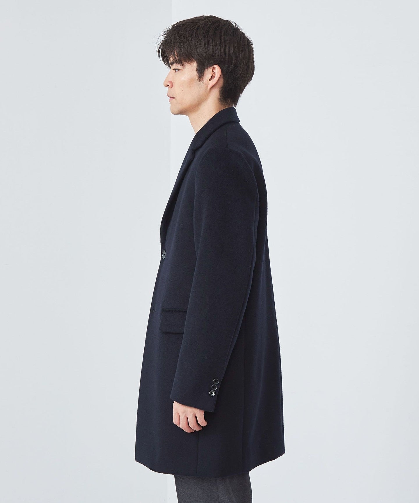 UNITED ARROWS & SONS【PE CHESTER COAT】 S100 Beaver Chester COAT - UNITED ARROWS