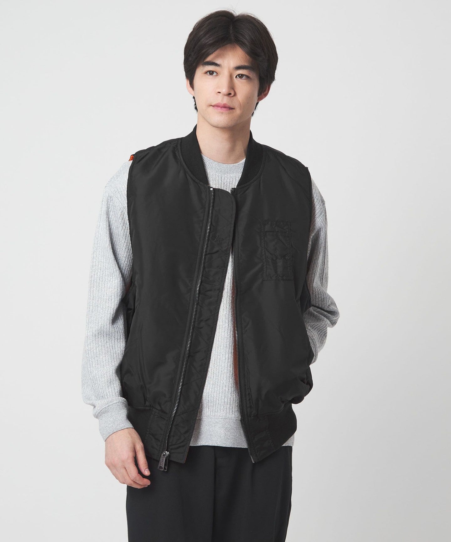 AMERI×ALPHA MA1 VEST ALPHA INDUSTRIES] MA-1 Vest