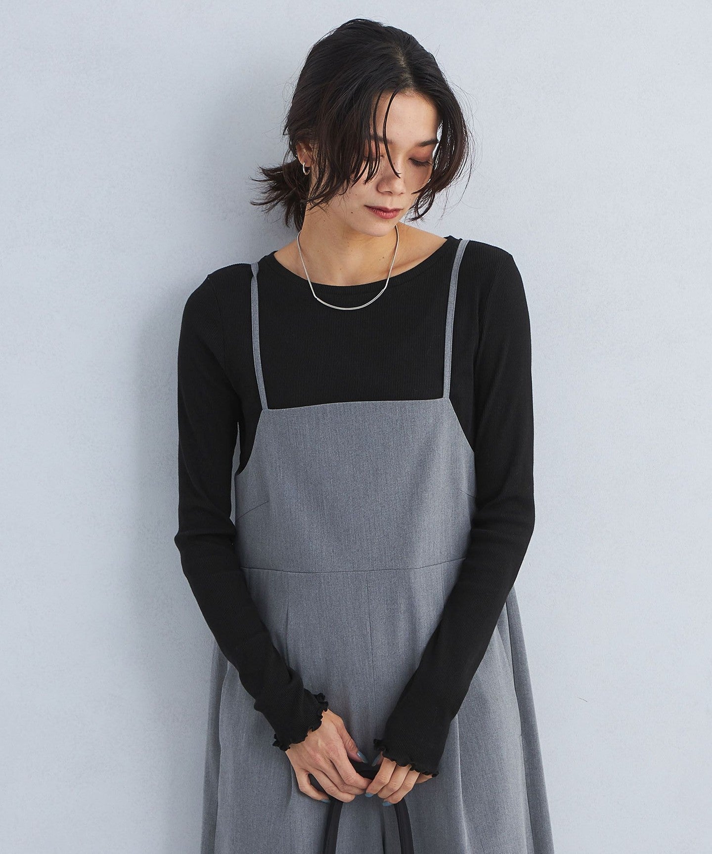 High Twist Rib Crew Neck Pullover T-Shirt 2 - UNITED ARROWS
