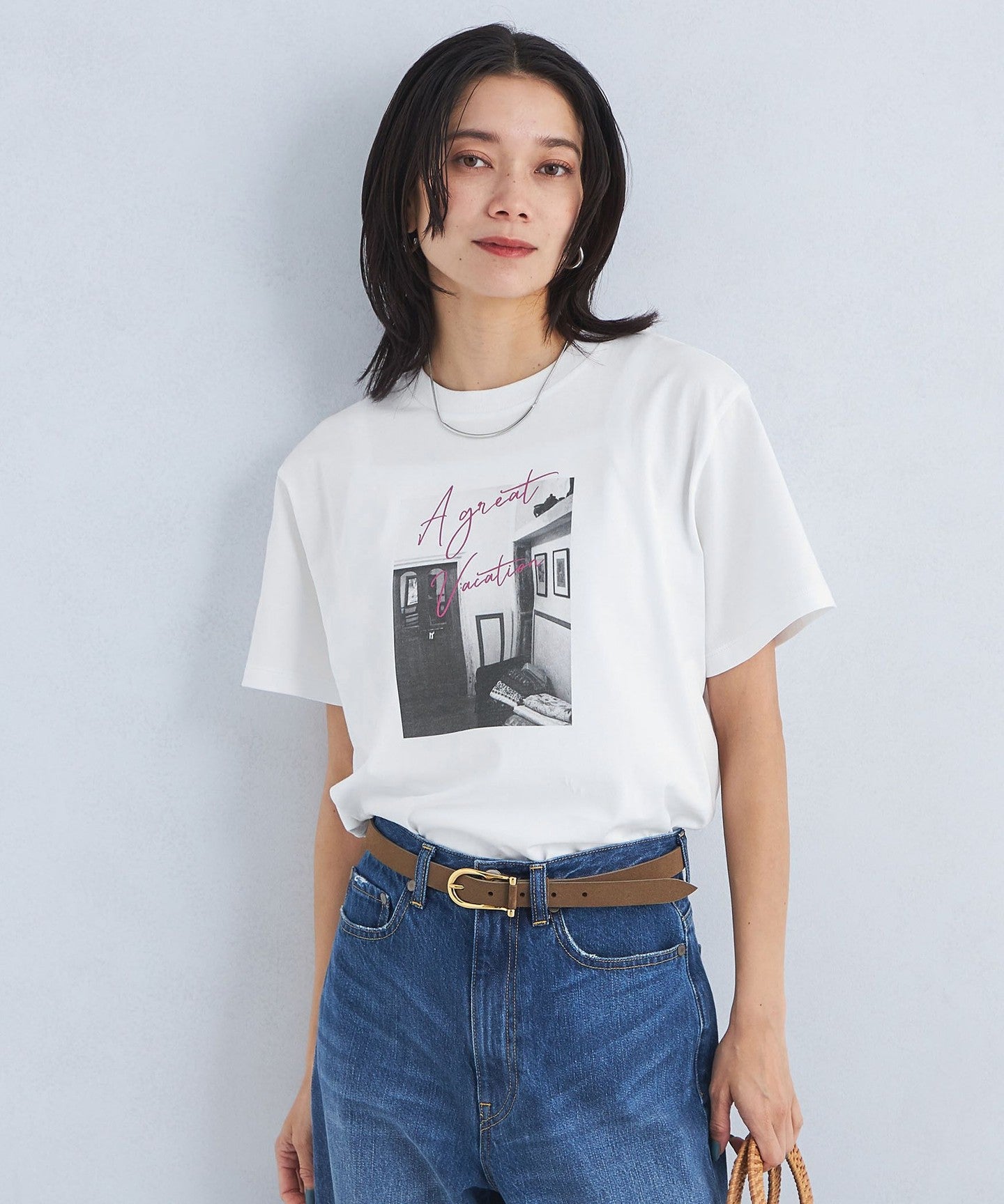 Graphic Photo T SHIRT - UNITED ARROWS