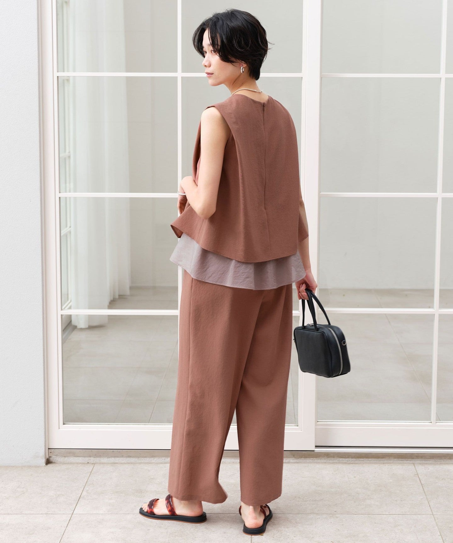 Conclusion Series】Double FlareJumpsuits Machine Washable
