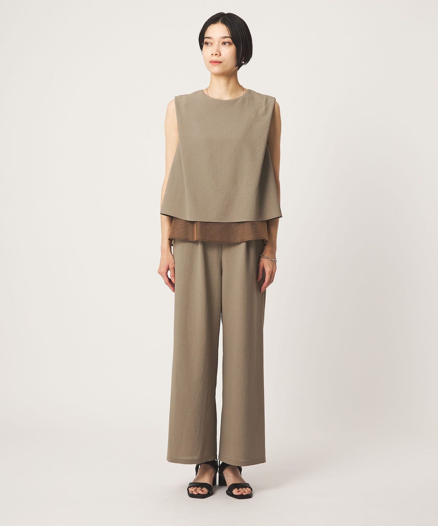 Conclusion Series】Double FlareJumpsuits Machine Washable
